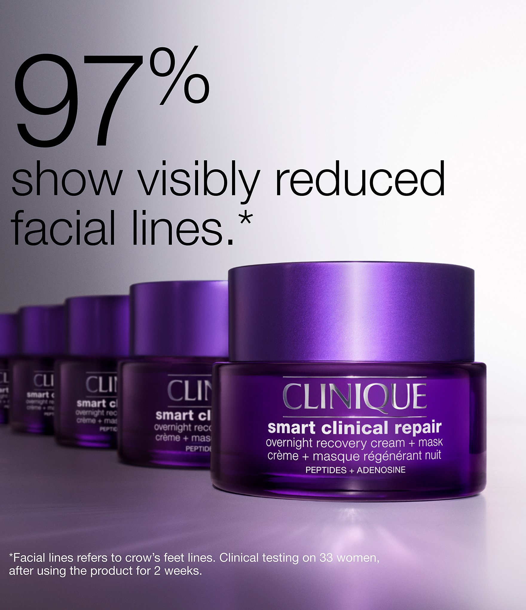 Clinique Smart Clinical Repair™ Overnight Recovery Face Cream + Mask