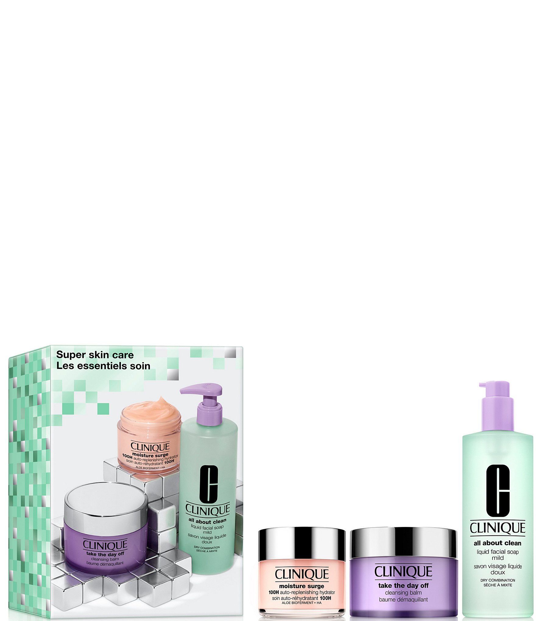 Clinique skin sold care set (jumbo sized)