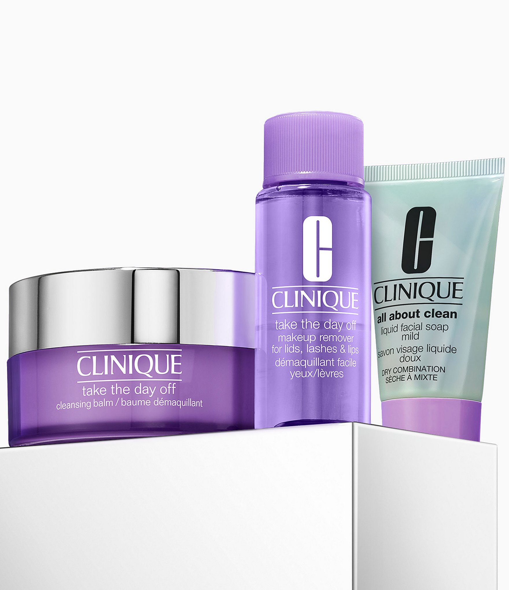 Clinique The Cleansing Edit: Face Cleanser & Makeup Remover Holiday Gift Set