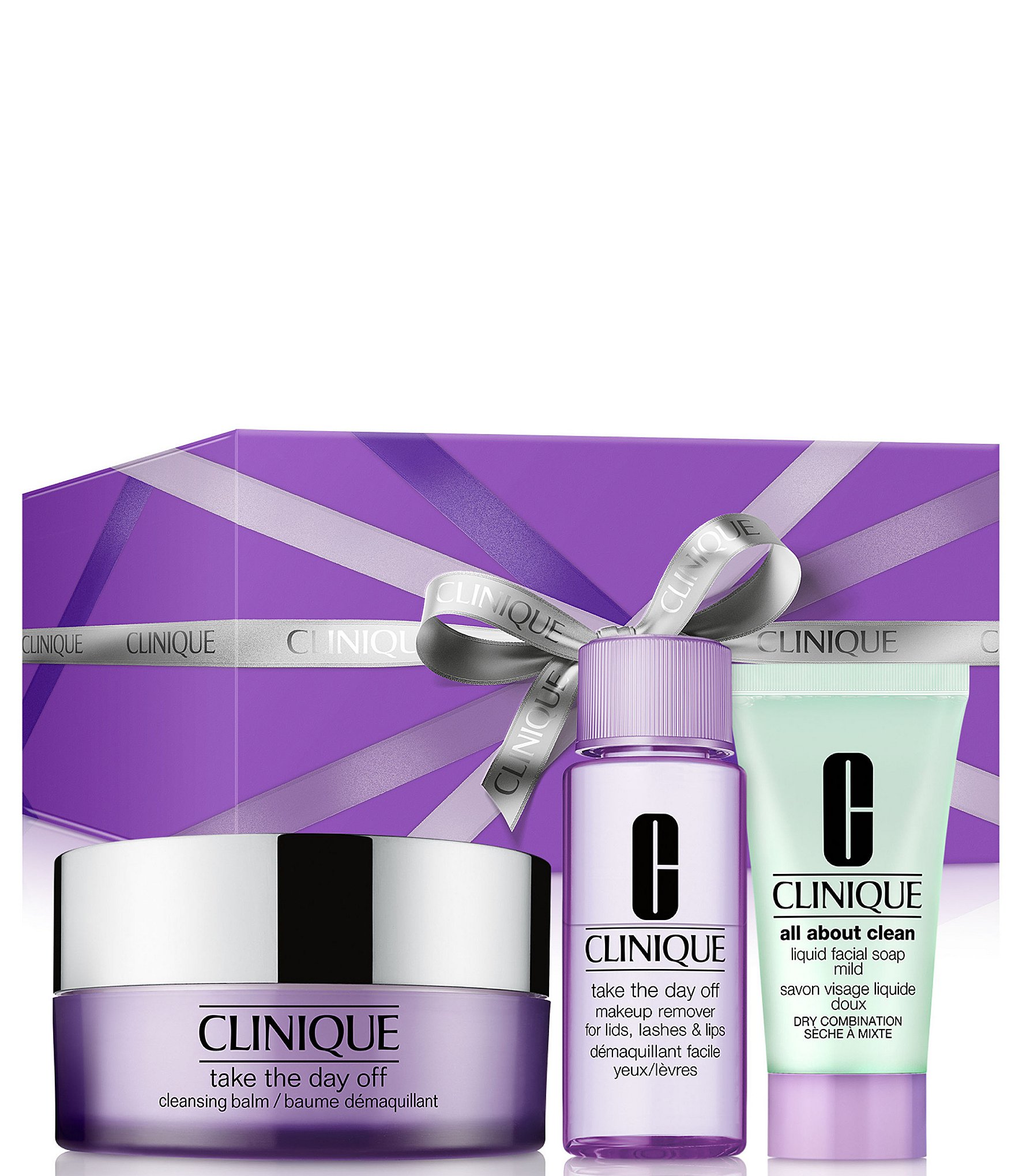 Clinique The Cleansing Edit: Face Cleanser & Makeup Remover Holiday Gift Set