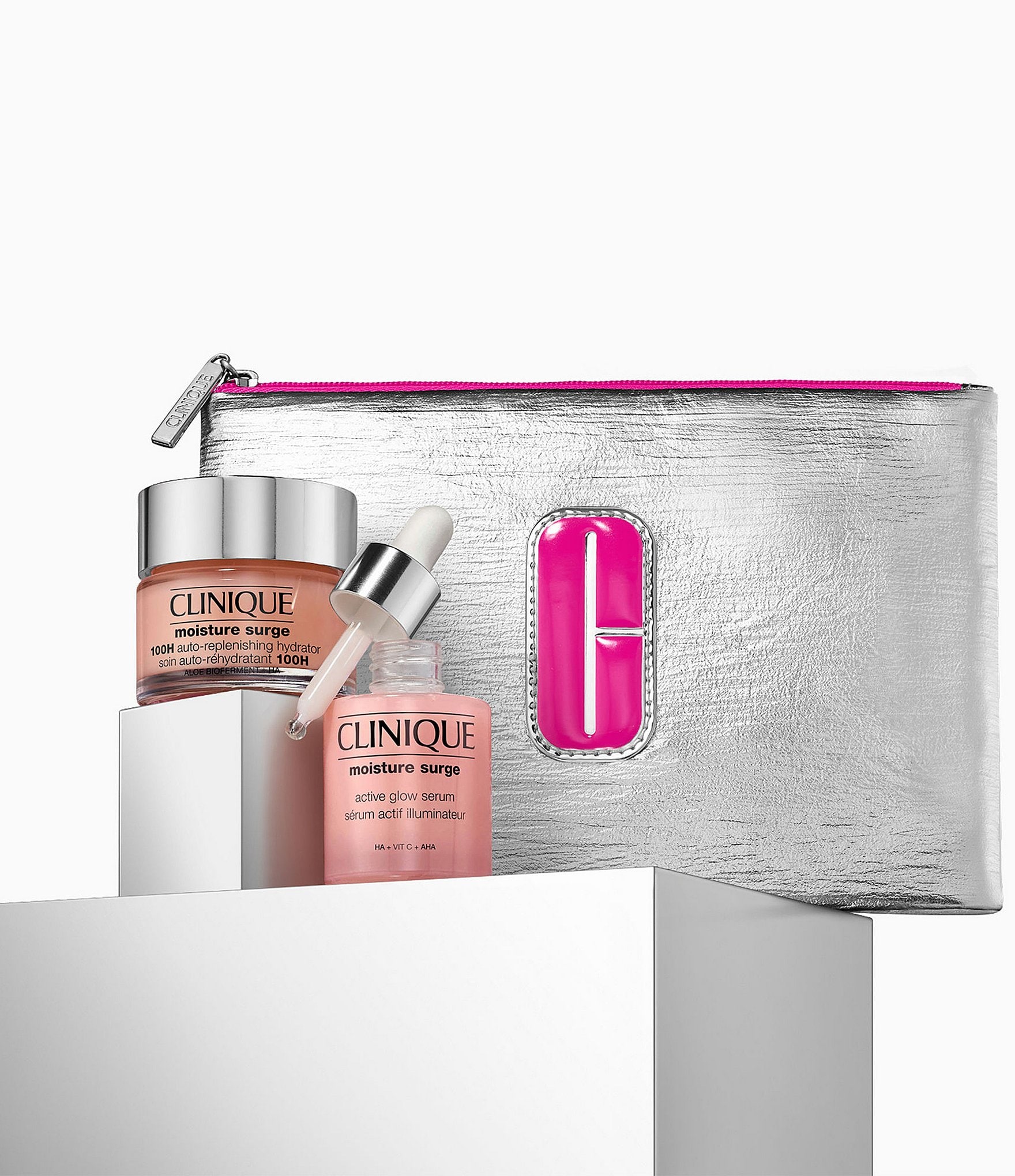 Clinique Your Glow Routine: Moisture Surge 100H Moisturizer & Serum Holiday Gift Set
