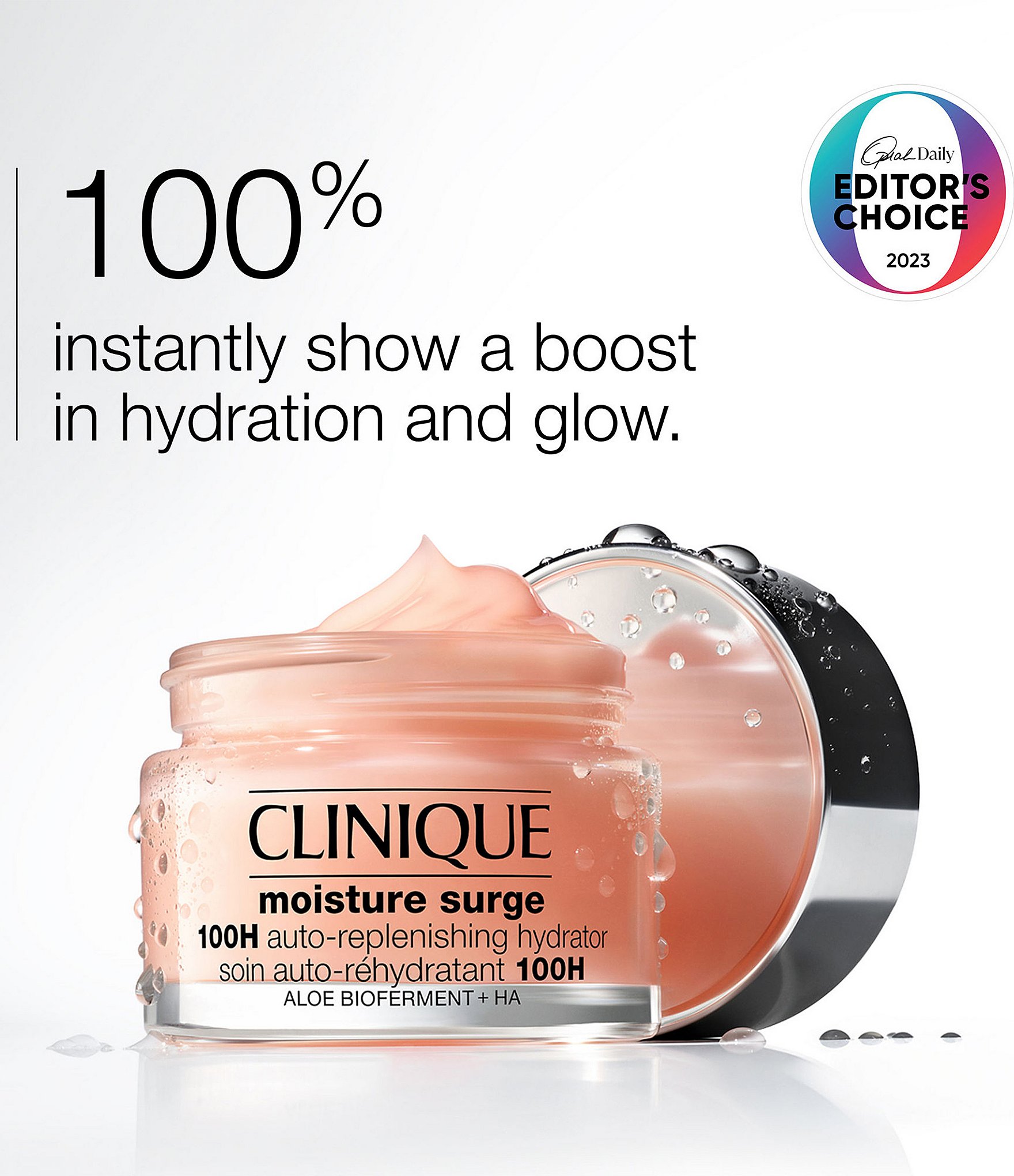 Clinique Your Glow Routine: Moisture Surge 100H Moisturizer & Serum Holiday Gift Set