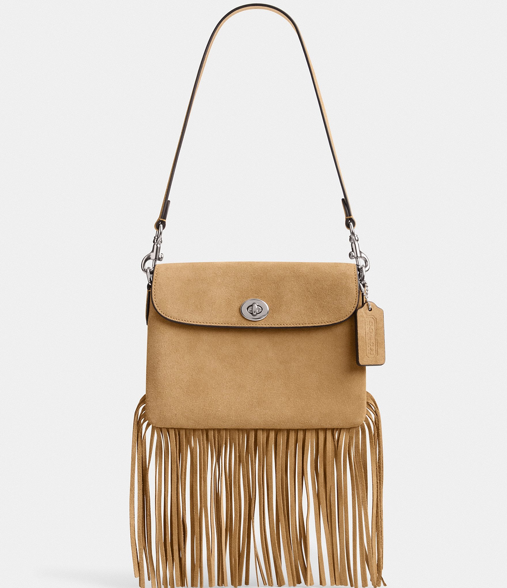 Coach suede crossbody bag sale