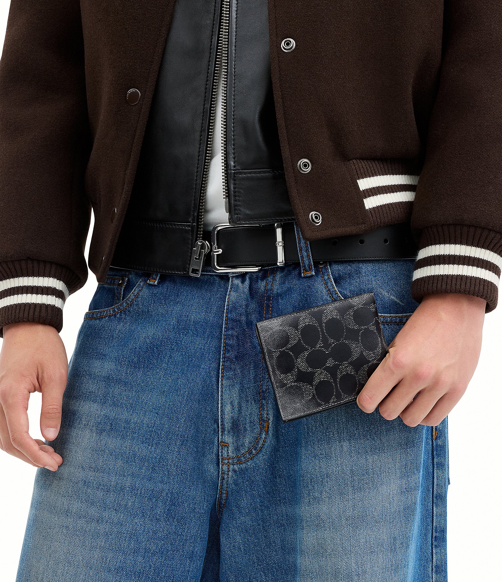 COACH 3-In-1 Signature Canvas Loved Leather Wallet