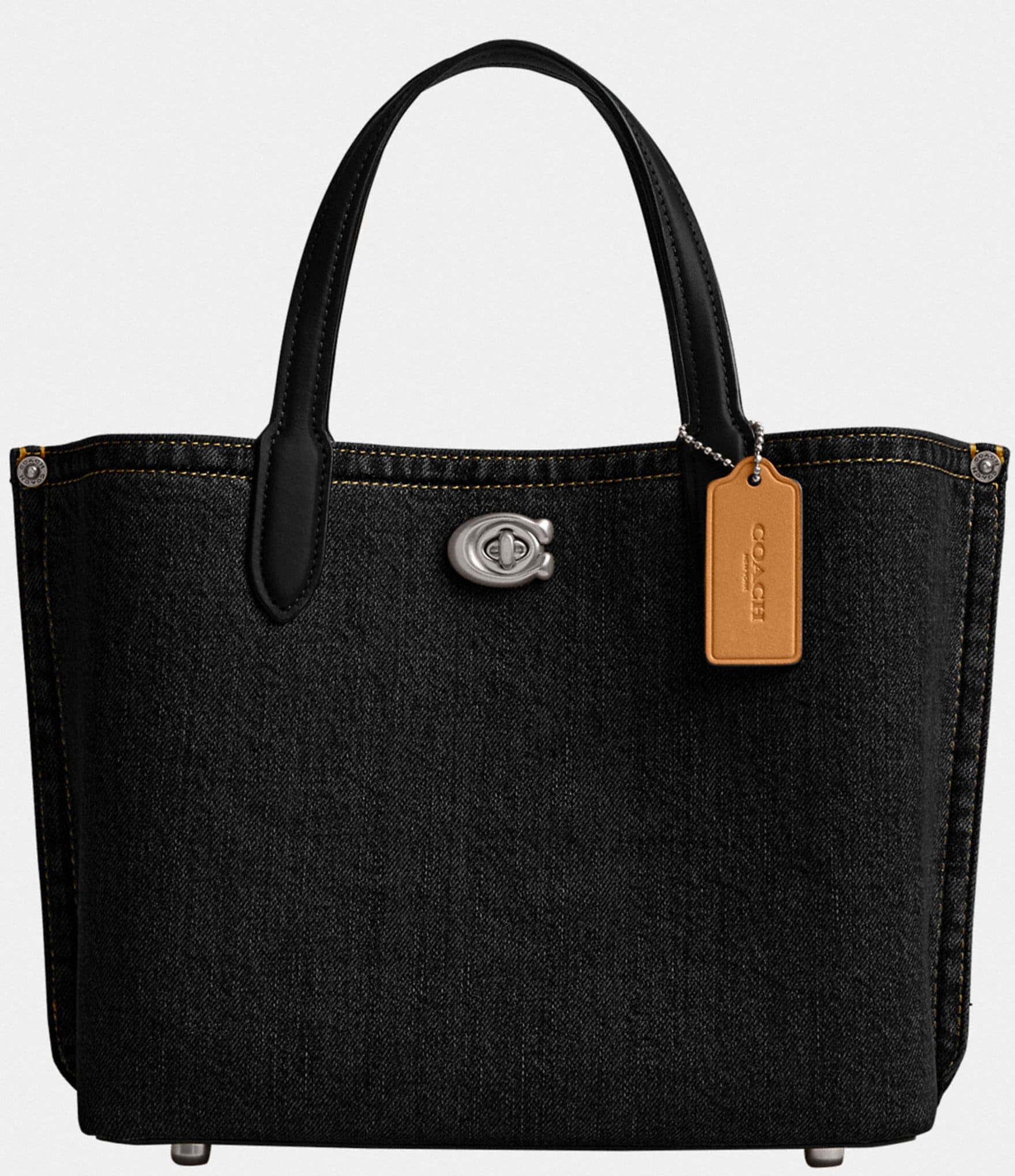 Coach Black Denim Bag: Style Meets Functionality