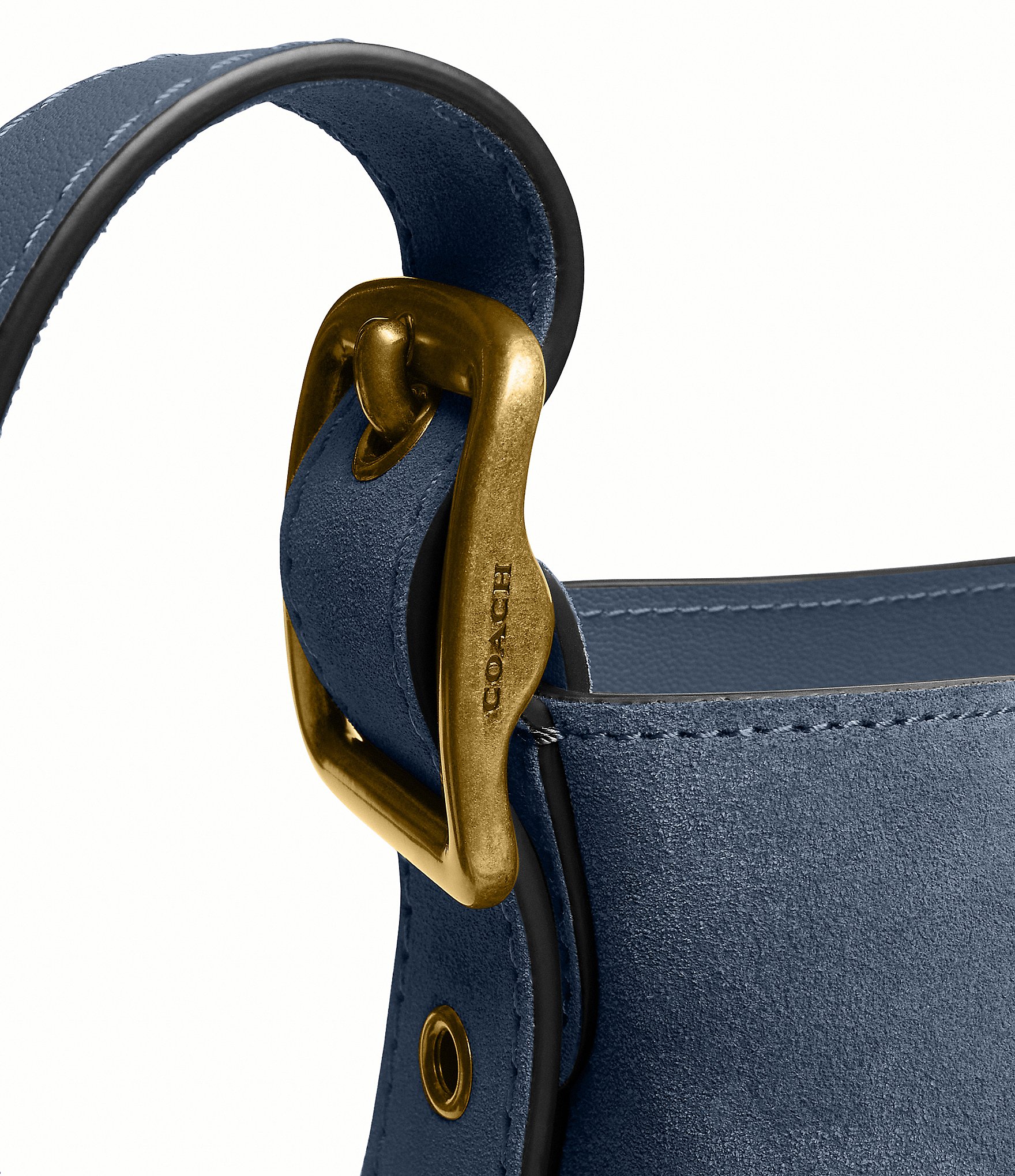 COACH Bleecker 21 Suede Bucket Bag