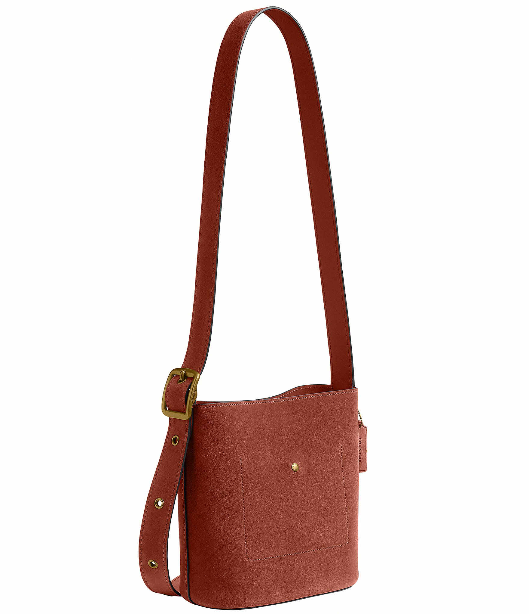 COACH Bleecker 21 Suede Bucket Bag