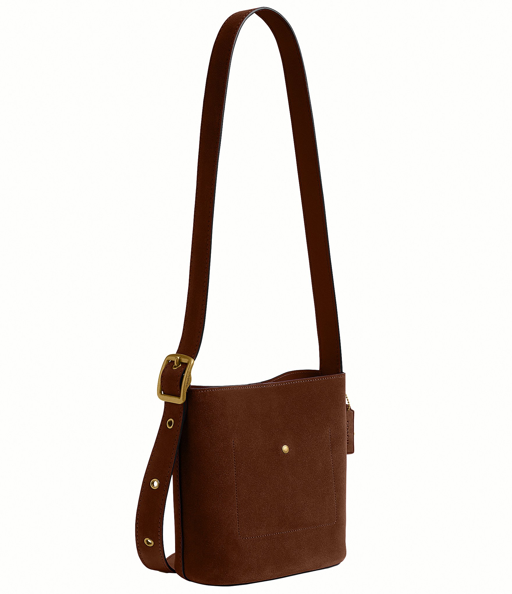 COACH Bleecker 21 Suede Bucket Bag