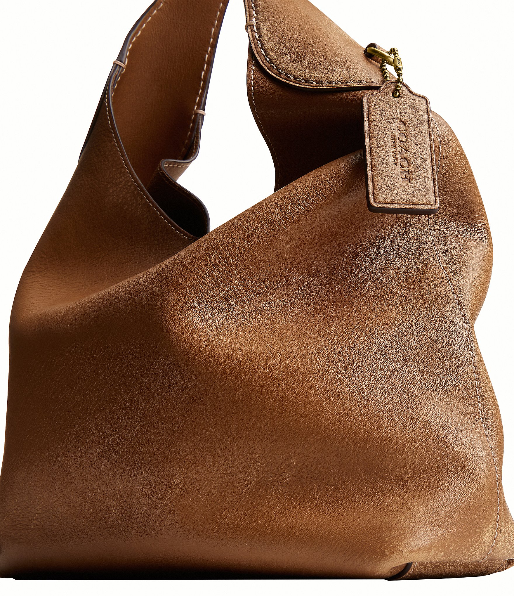 COACH Brooklyn Loved Leather Shoulder Bag