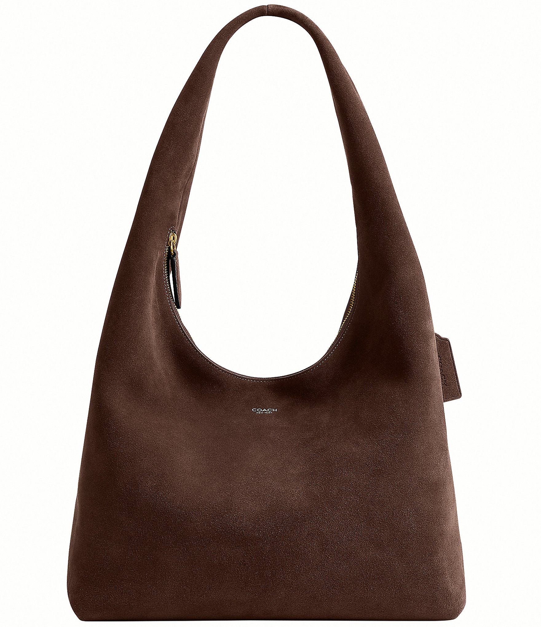 COACH Brooklyn 34 Suede Pillow Shoulder Bag