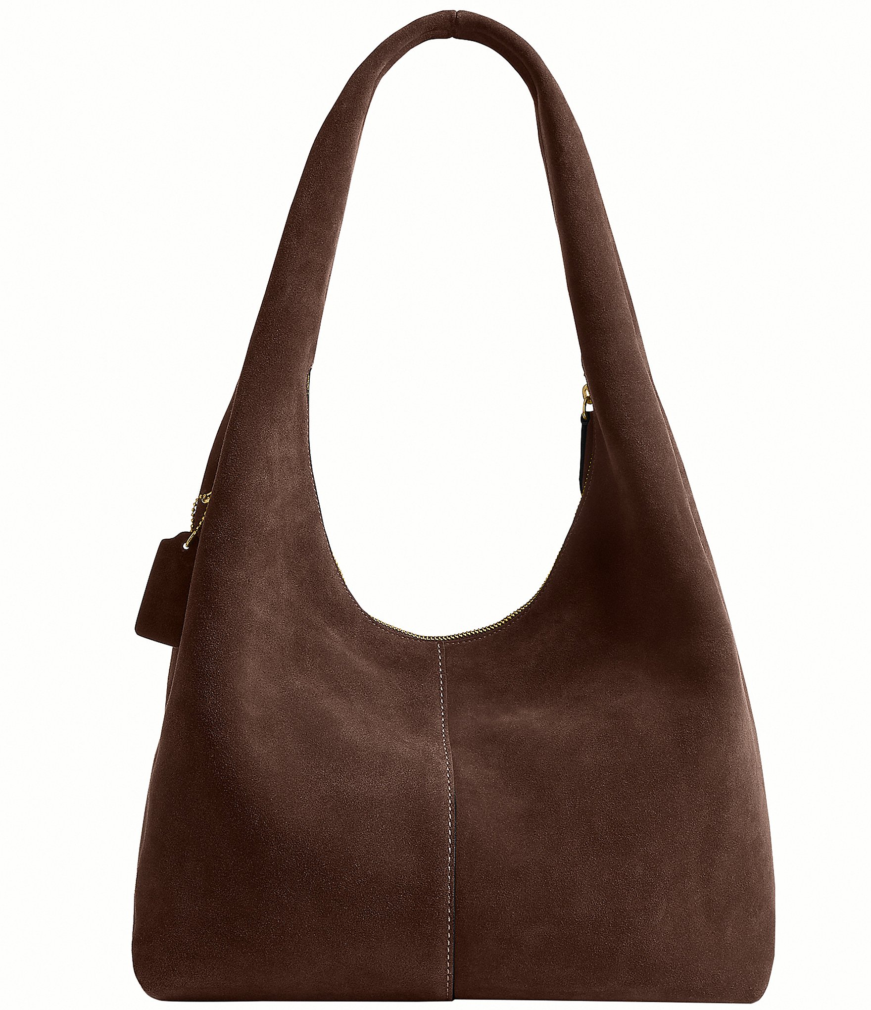 COACH Brooklyn 34 Suede Pillow Shoulder Bag