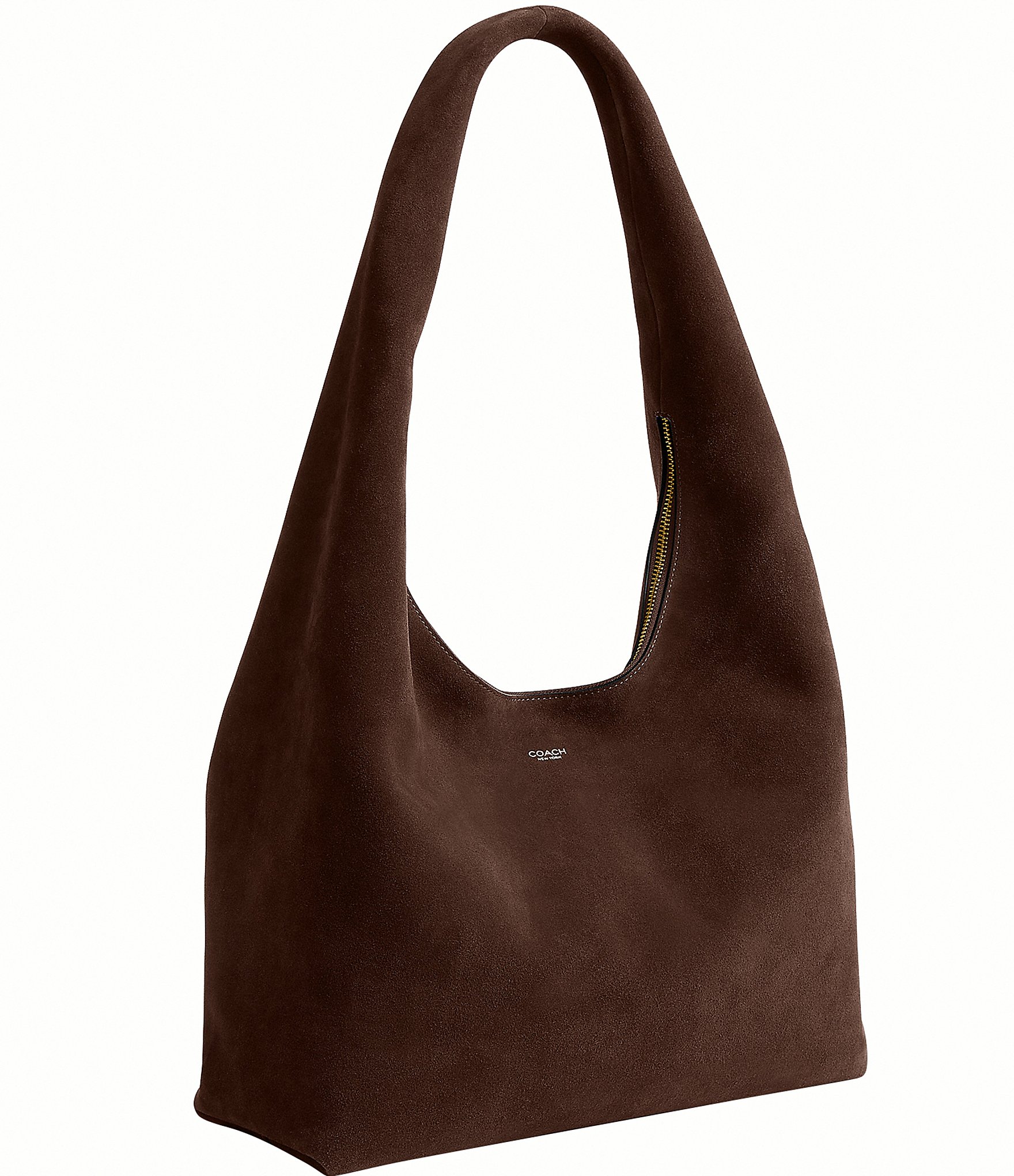 COACH Brooklyn 34 Suede Pillow Shoulder Bag
