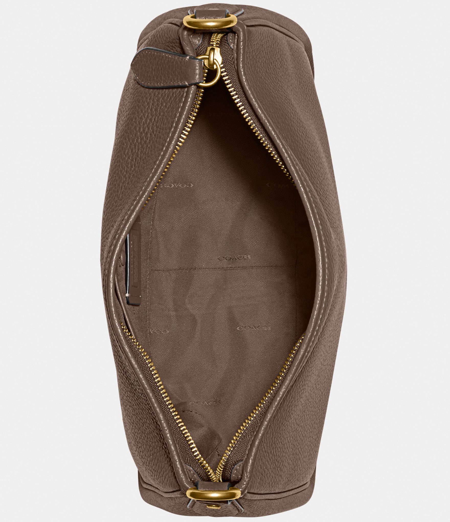 COACH Cary Pebbled Leather Shoulder Bag