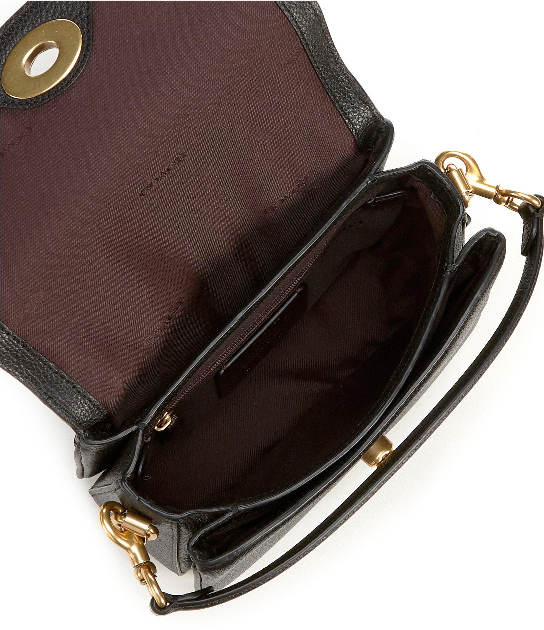 COACH Cassie Pebble Leather Crossbody Bag