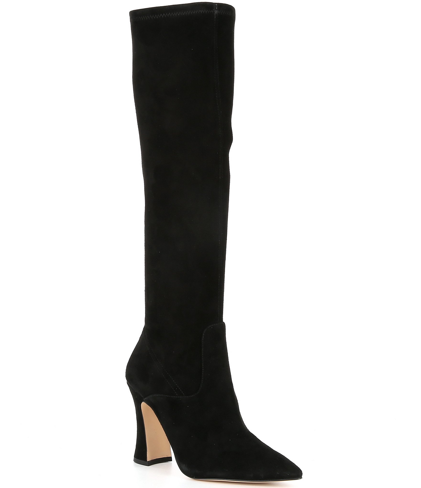 COACH Cece Suede Tall Boots | Dillard's