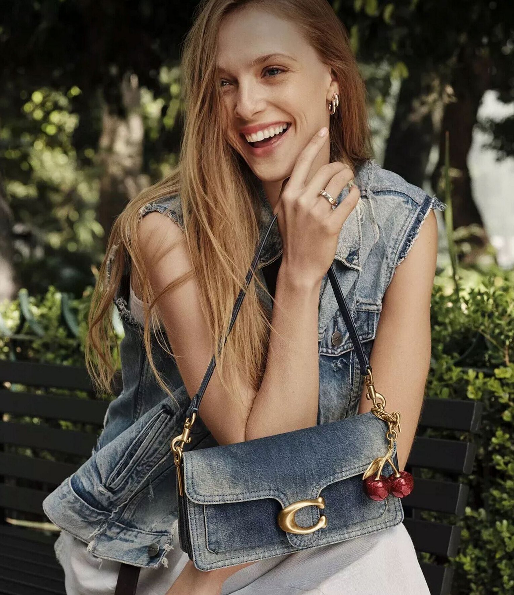 COACH Cherry Bag Charm