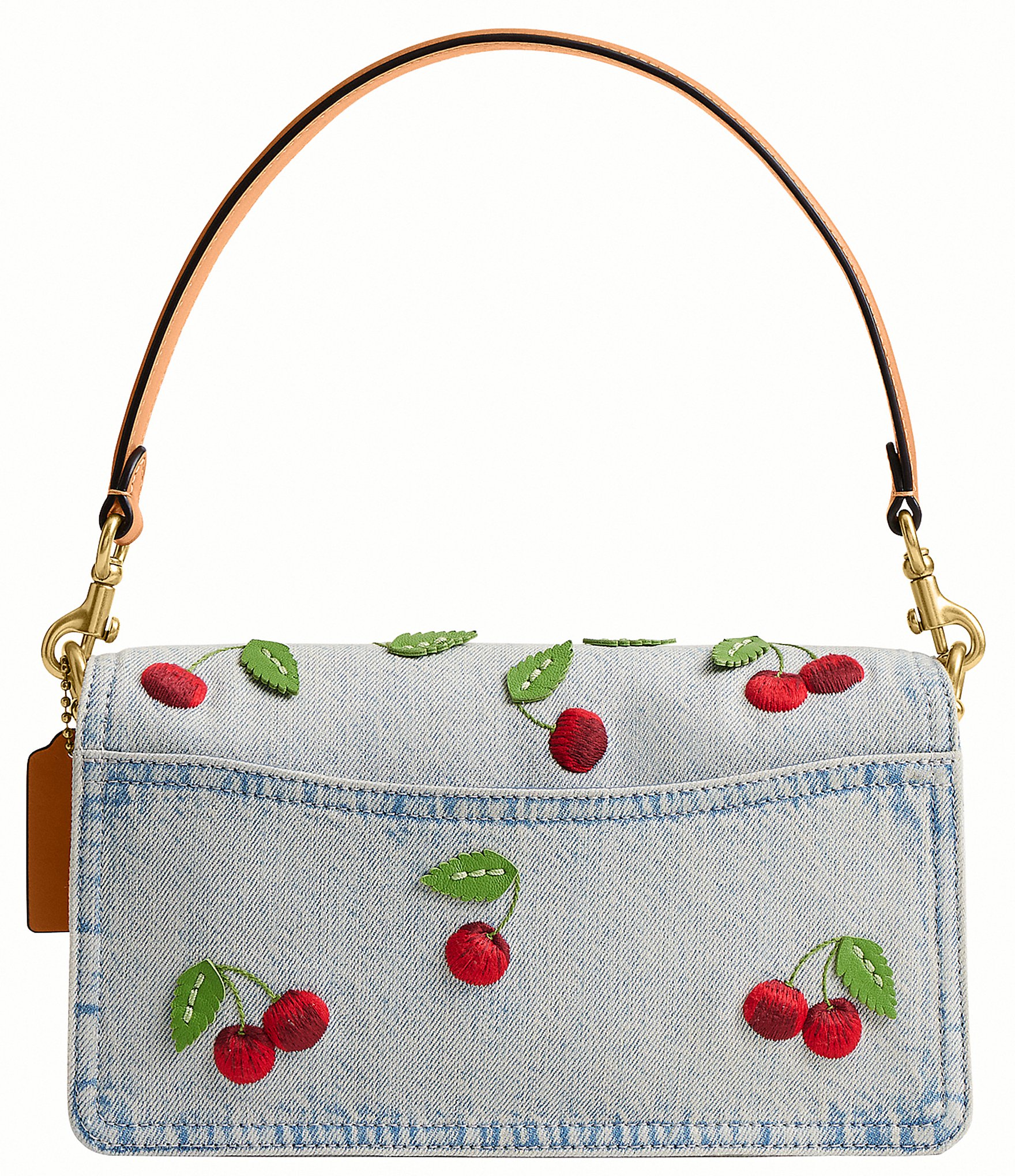 COACH Cherry Denim Tabby 26 Bag