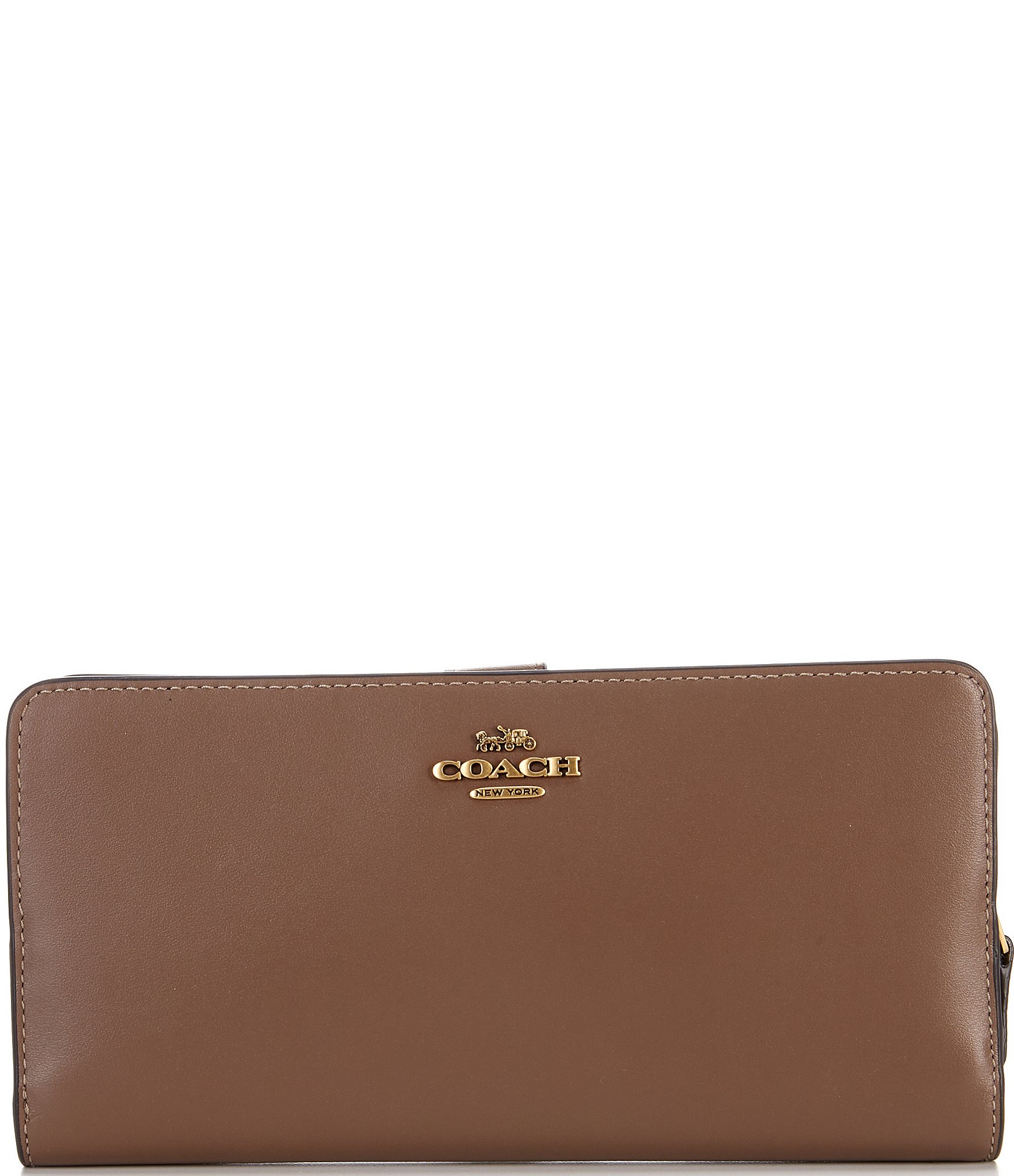 COACH Classic Skinny Leather Wallet | Dillard's