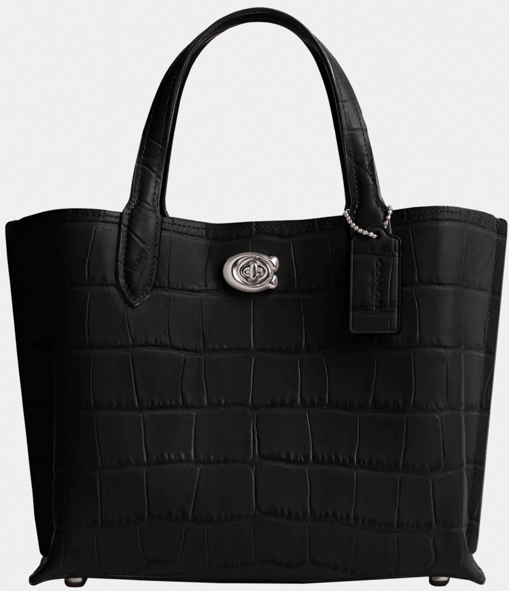 coach willow tote 24 black