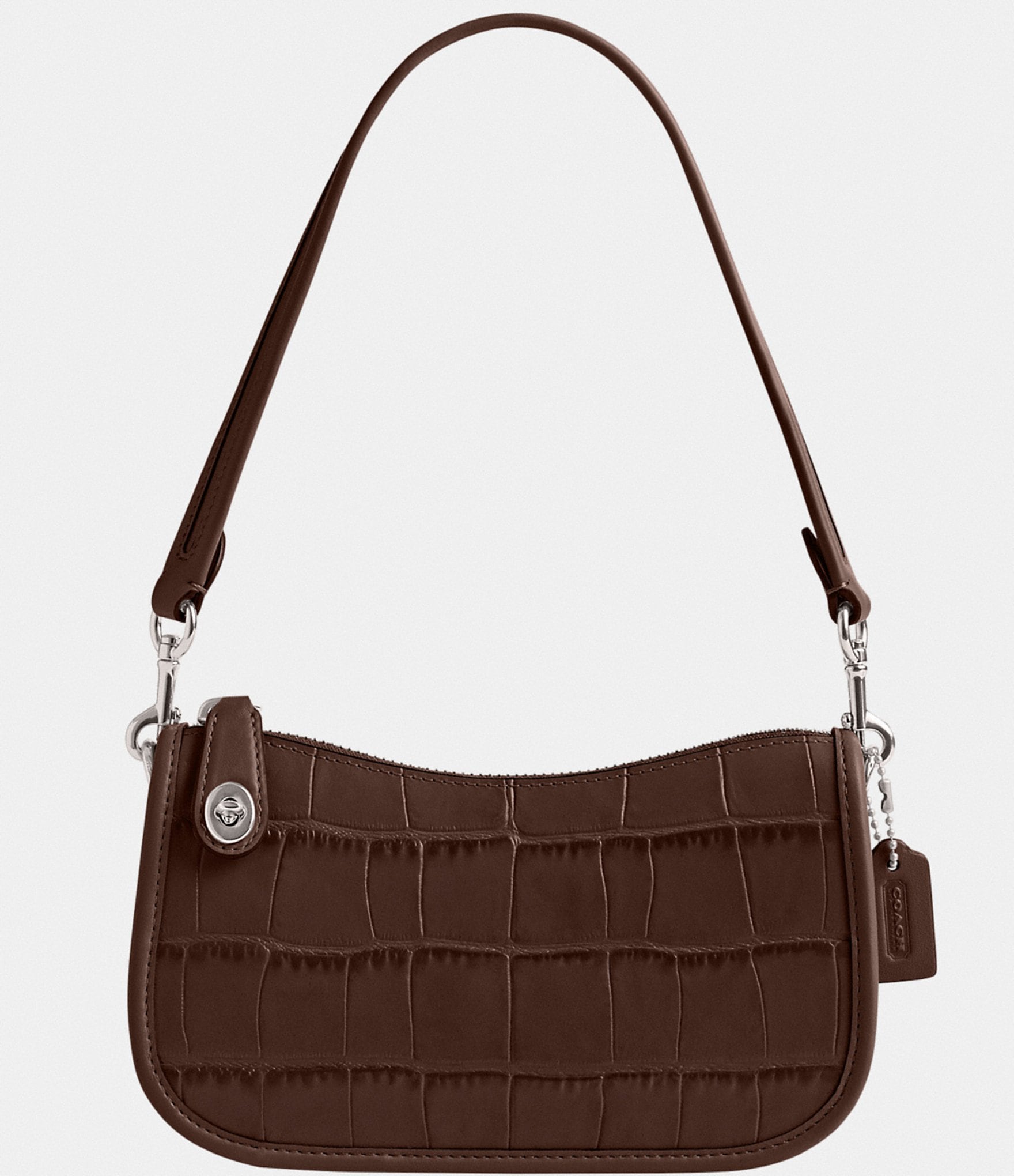 COACH Swinger 20 Crocodile Embossed Shoulder Bag at CoolSprings