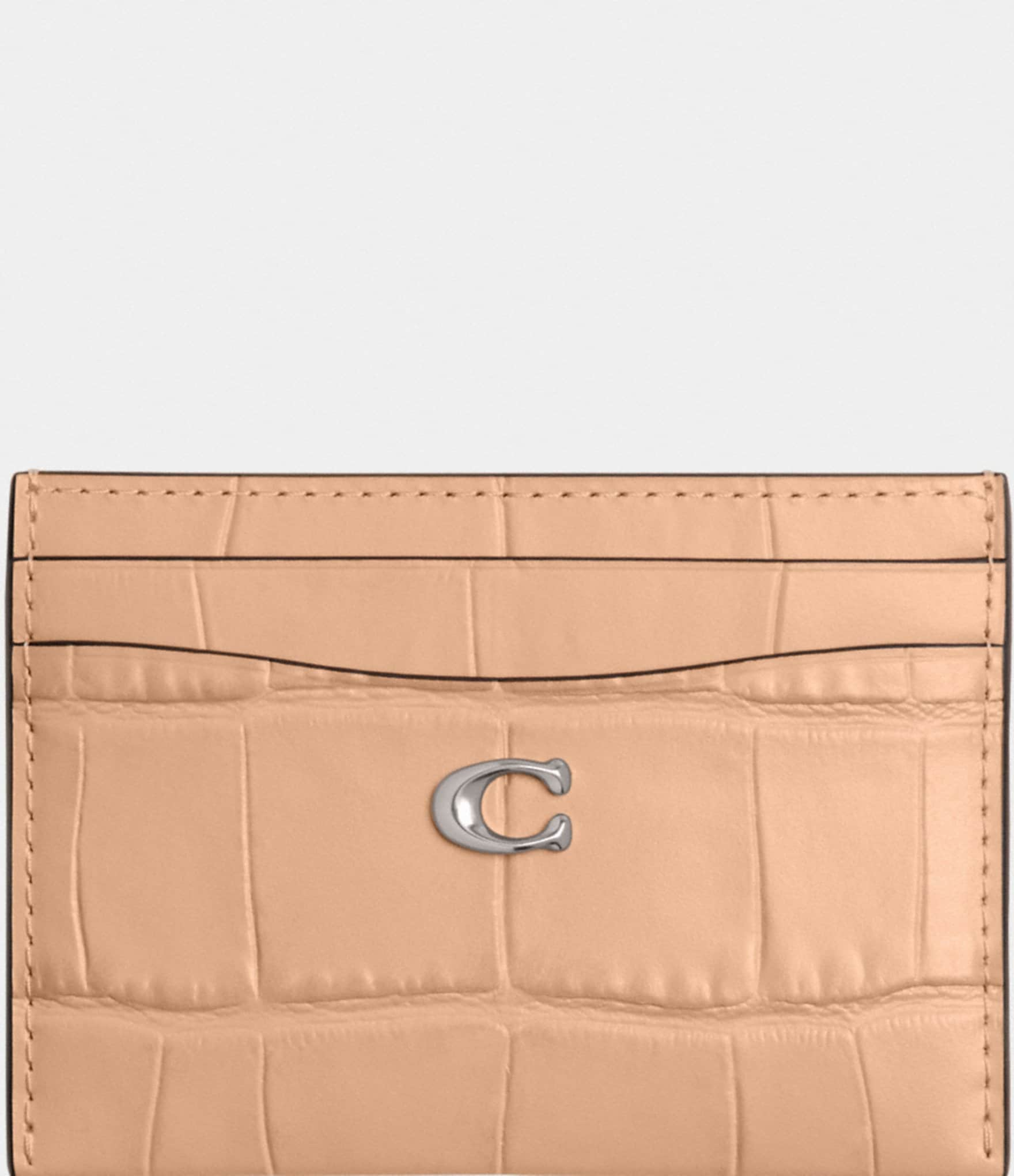 Coach best sale crocodile wallet