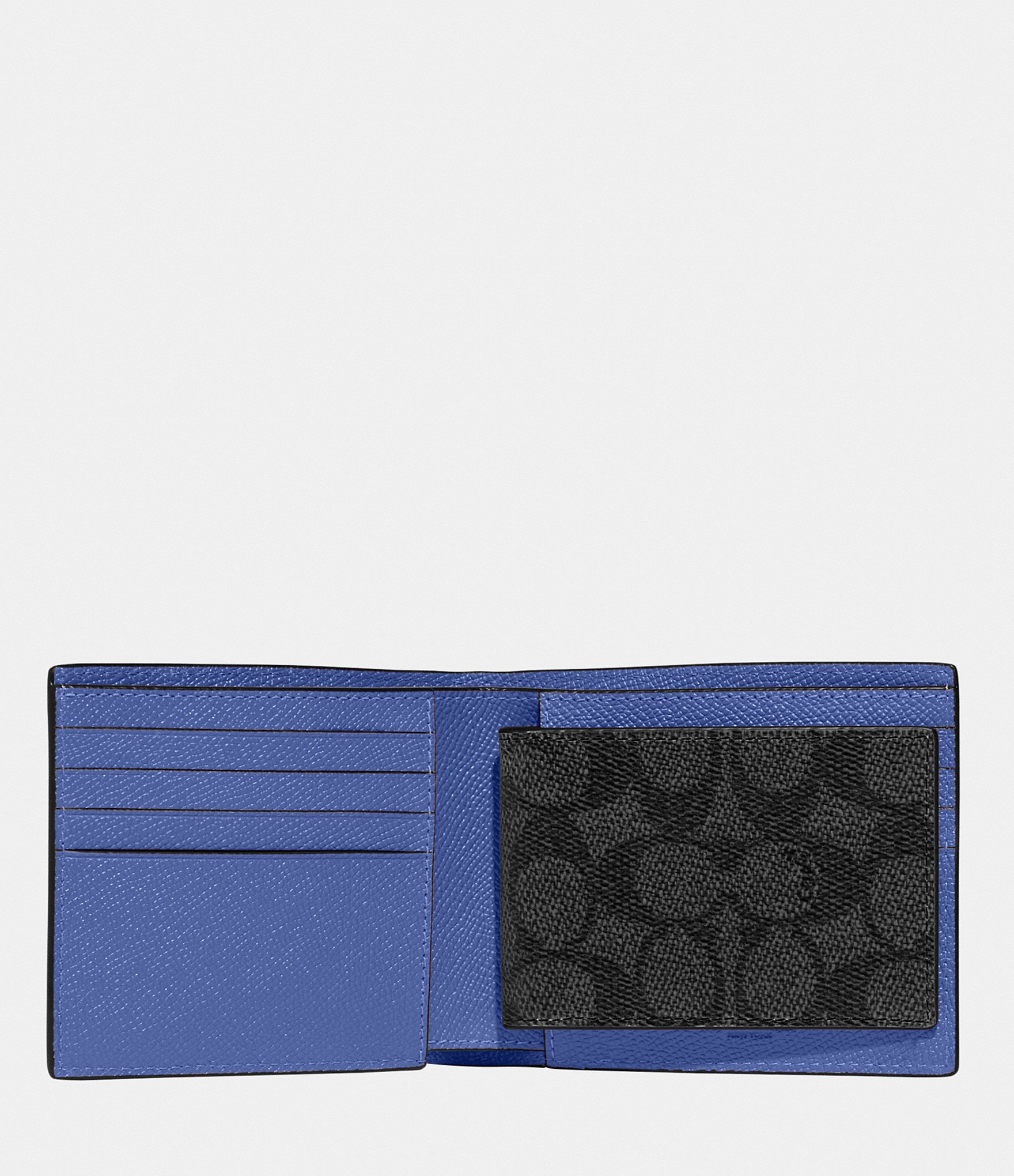 COACH Crossgrain Leather 3-In-1 Wallet