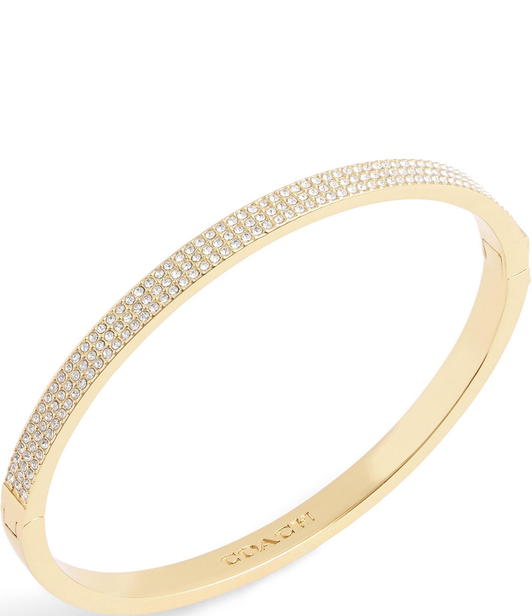 COACH Crystal Pav Bangle Bracelet