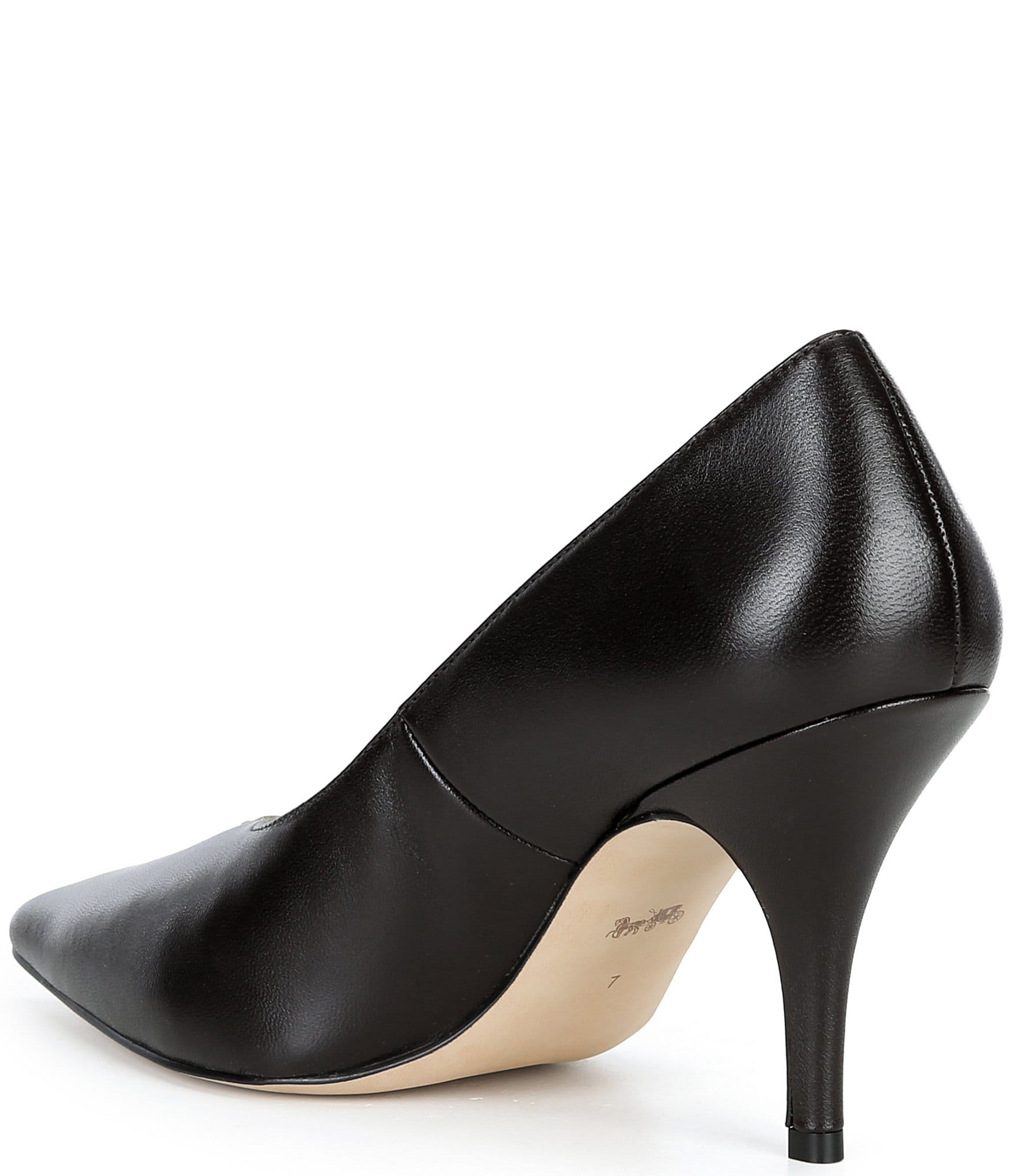 COACH Daisy Leather High Heel Pumps