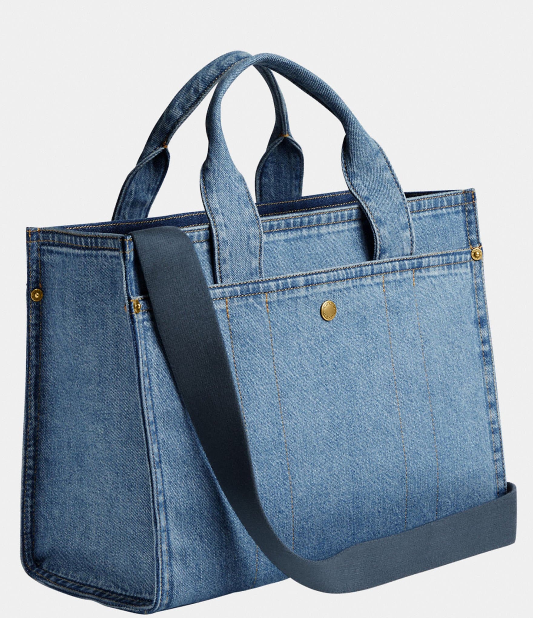 Outlet Coach cargo denim belt bag