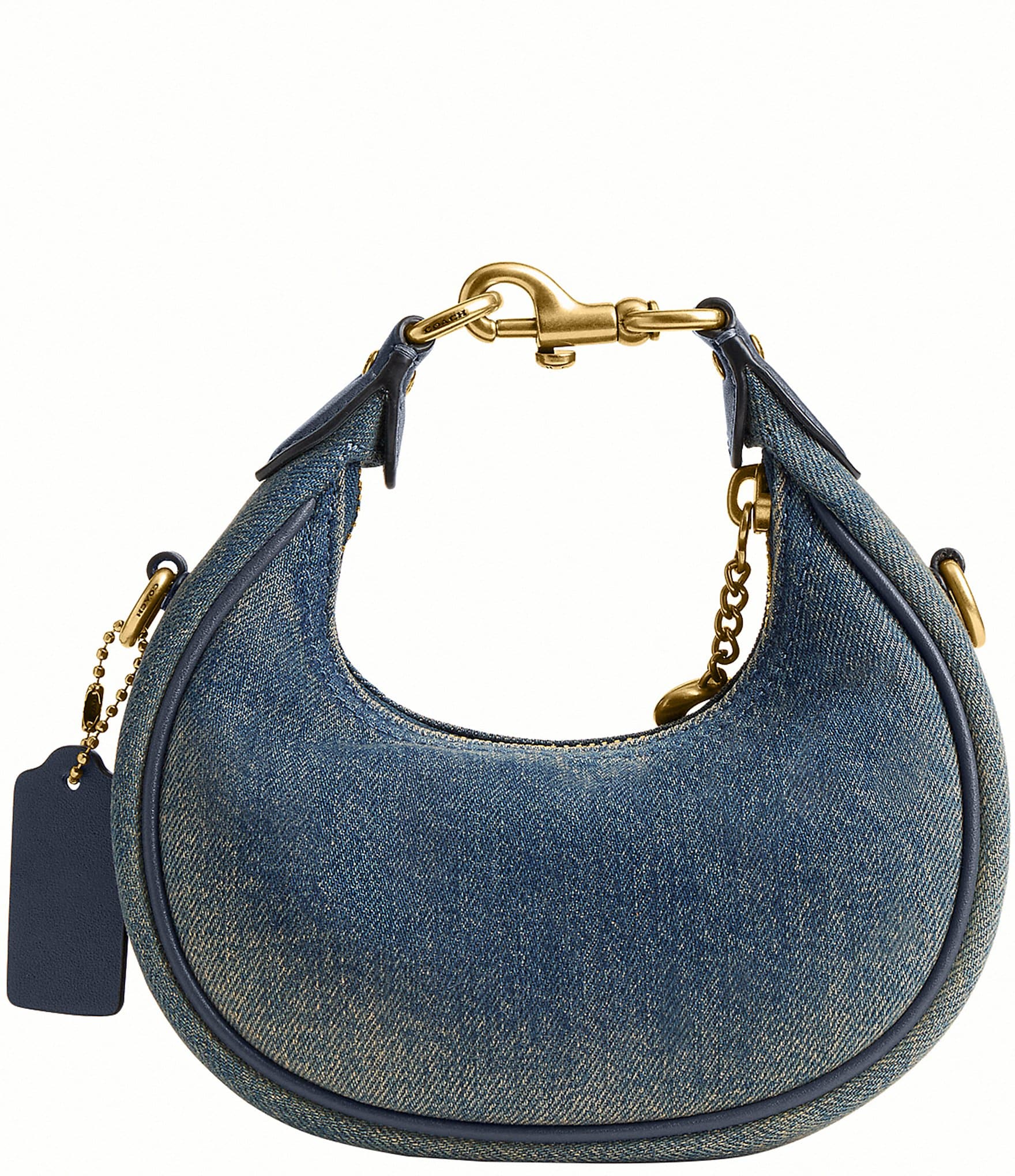COACH Denim Jonie Handle Clutch