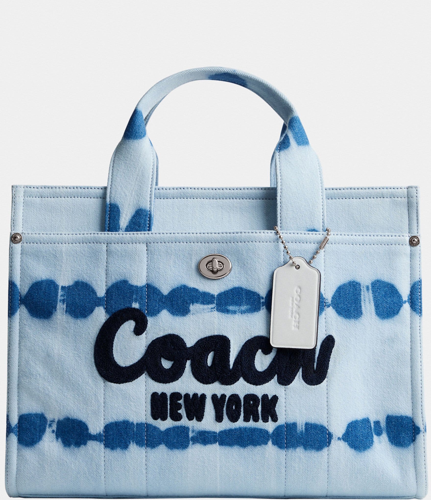 COACH Denim Tie Dye Cargo Tote Bag | Dillard's