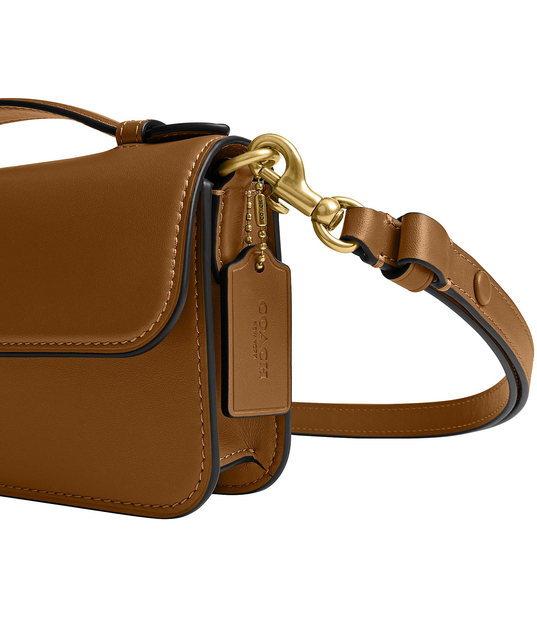 COACH Elora Leather Top Handle Shoulder Bag