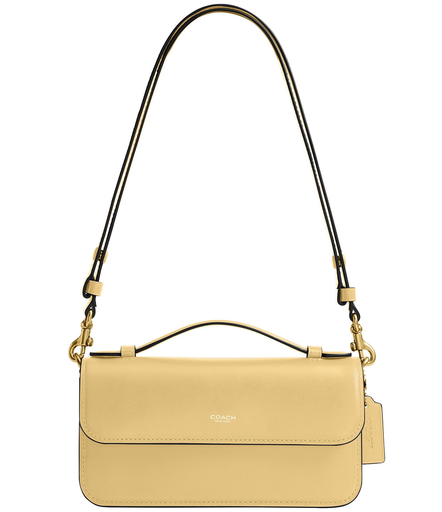 COACH Elora Leather Top Handle Shoulder Bag