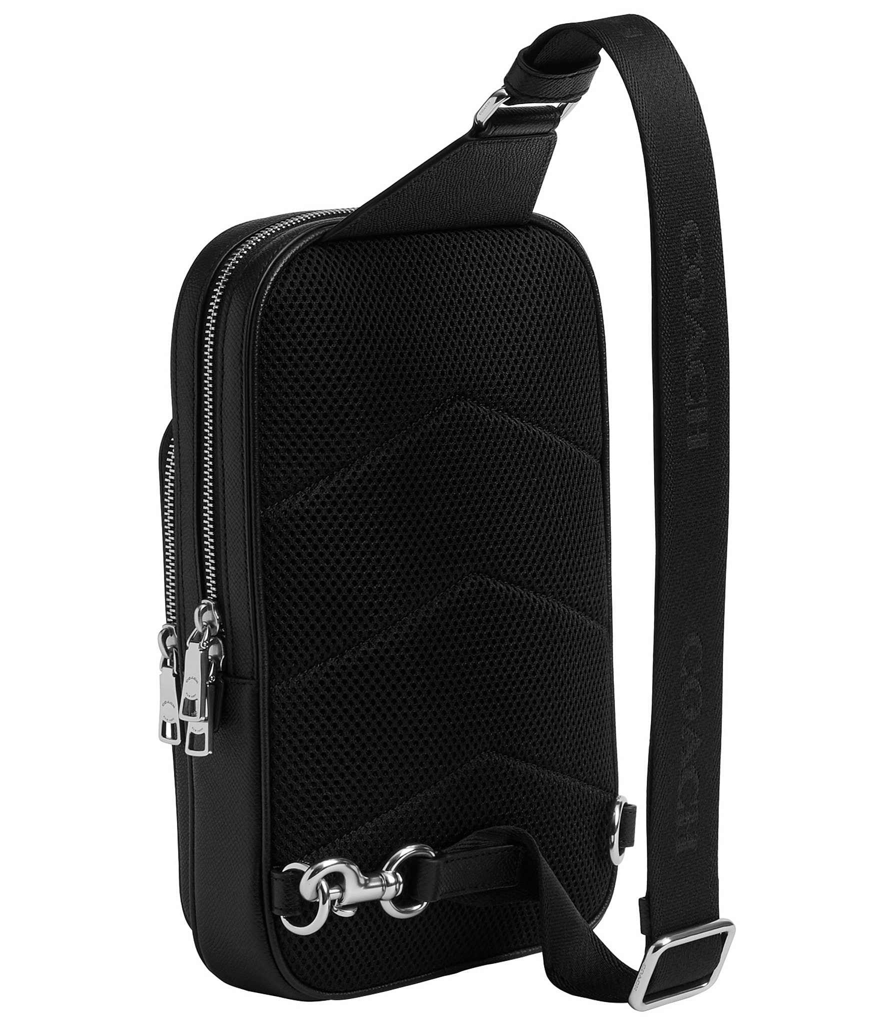 COACH Felix Cross Grain Leather Sling Pack