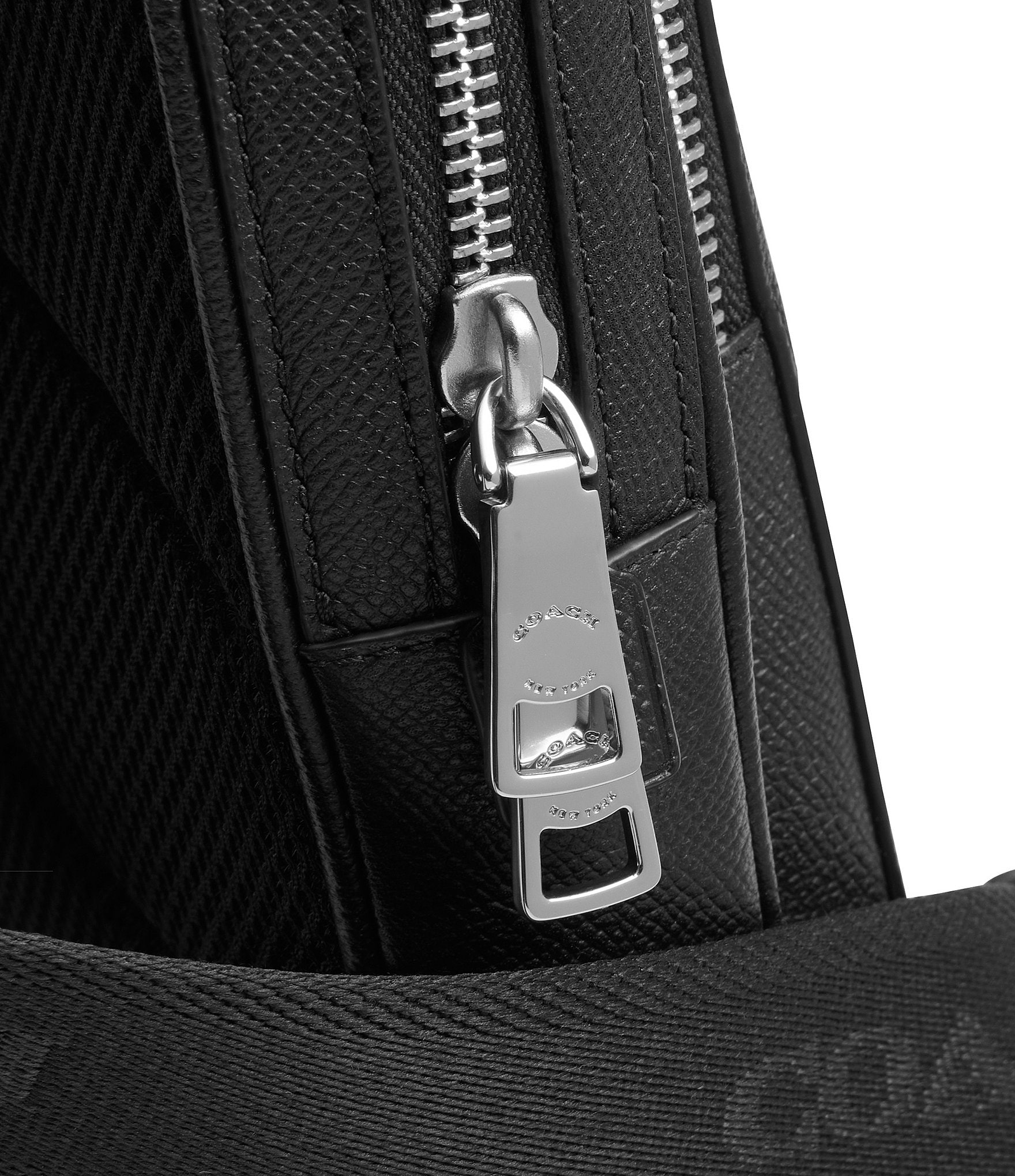 COACH Felix Cross Grain Leather Sling Pack