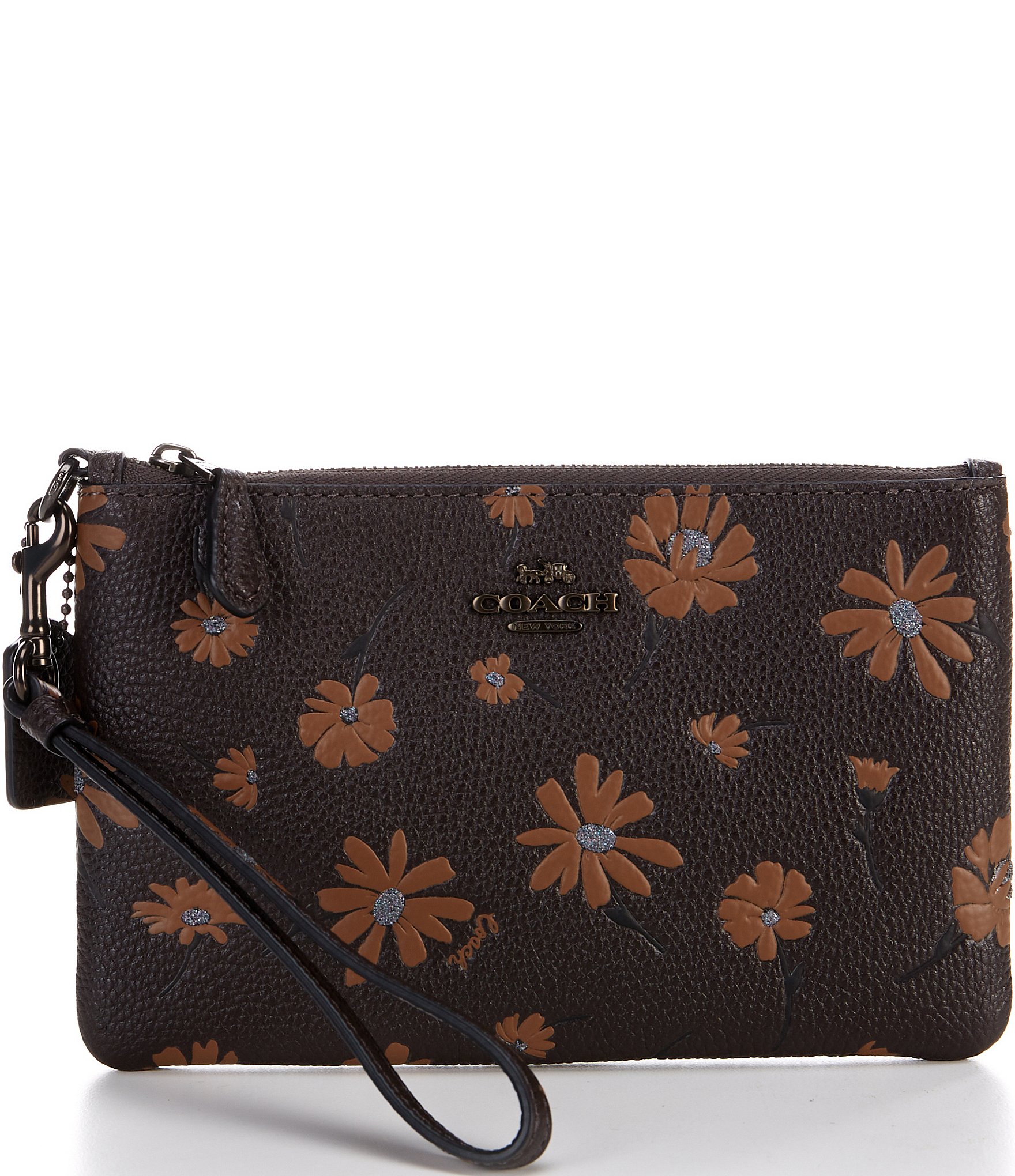 Sold at Auction: Coach, Coach Flower Patch Small Wristlet NWT