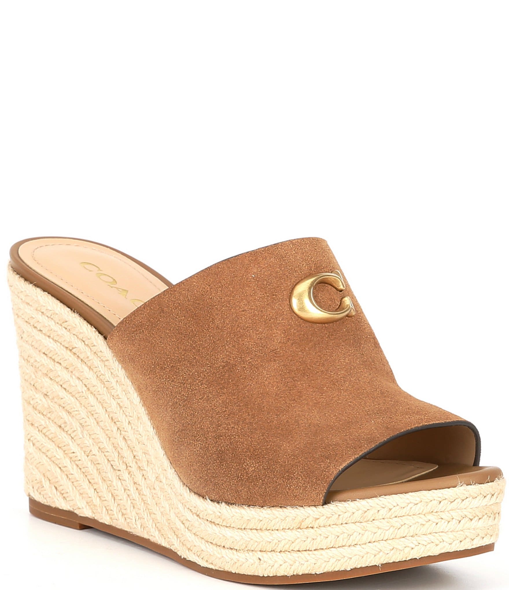 Coach espadrilles sales wedge