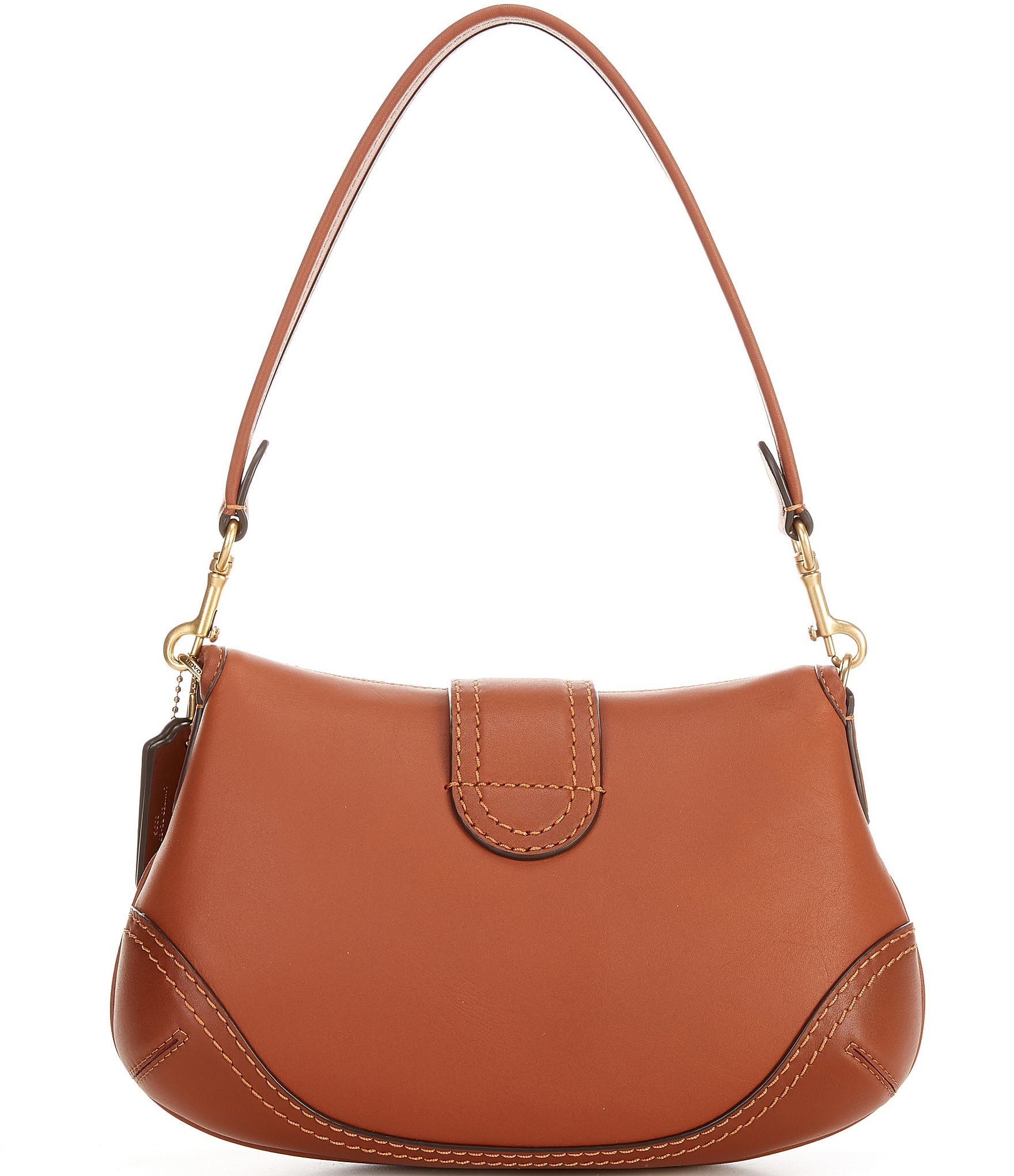 Coach Soho brown pebbled leather hobo orders shoulder bag with gold hardware