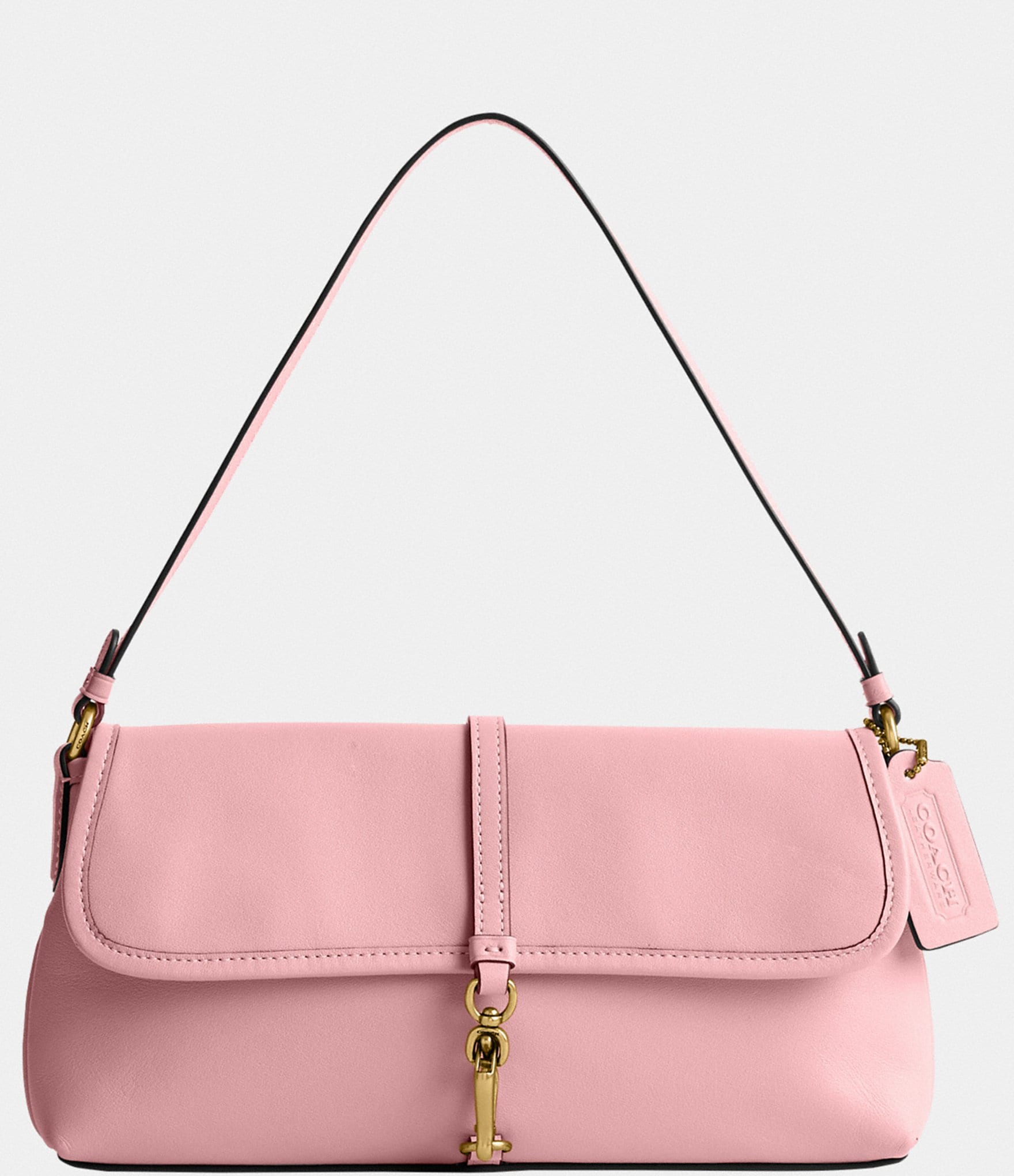 COACH Hamptons Gold Hardware Shoulder Bag | Dillard's