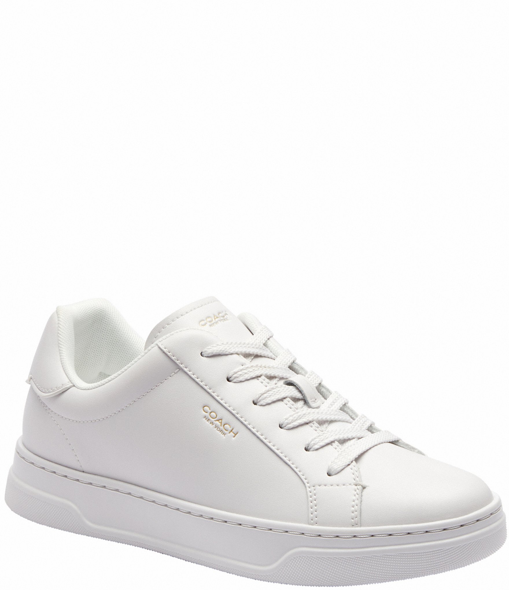 COACH High Line Leather Lace Up Sneakers Dillard s