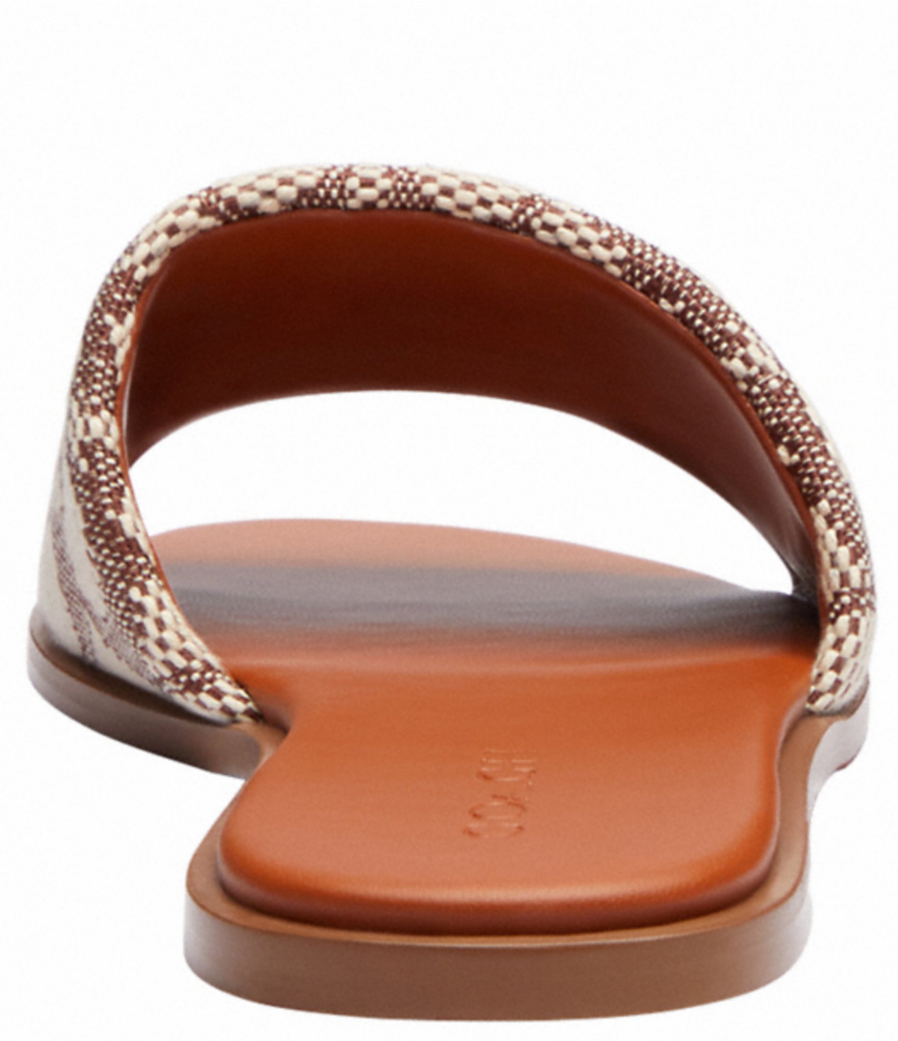 COACH Holly Signature Logo Jacquard Slide Sandals