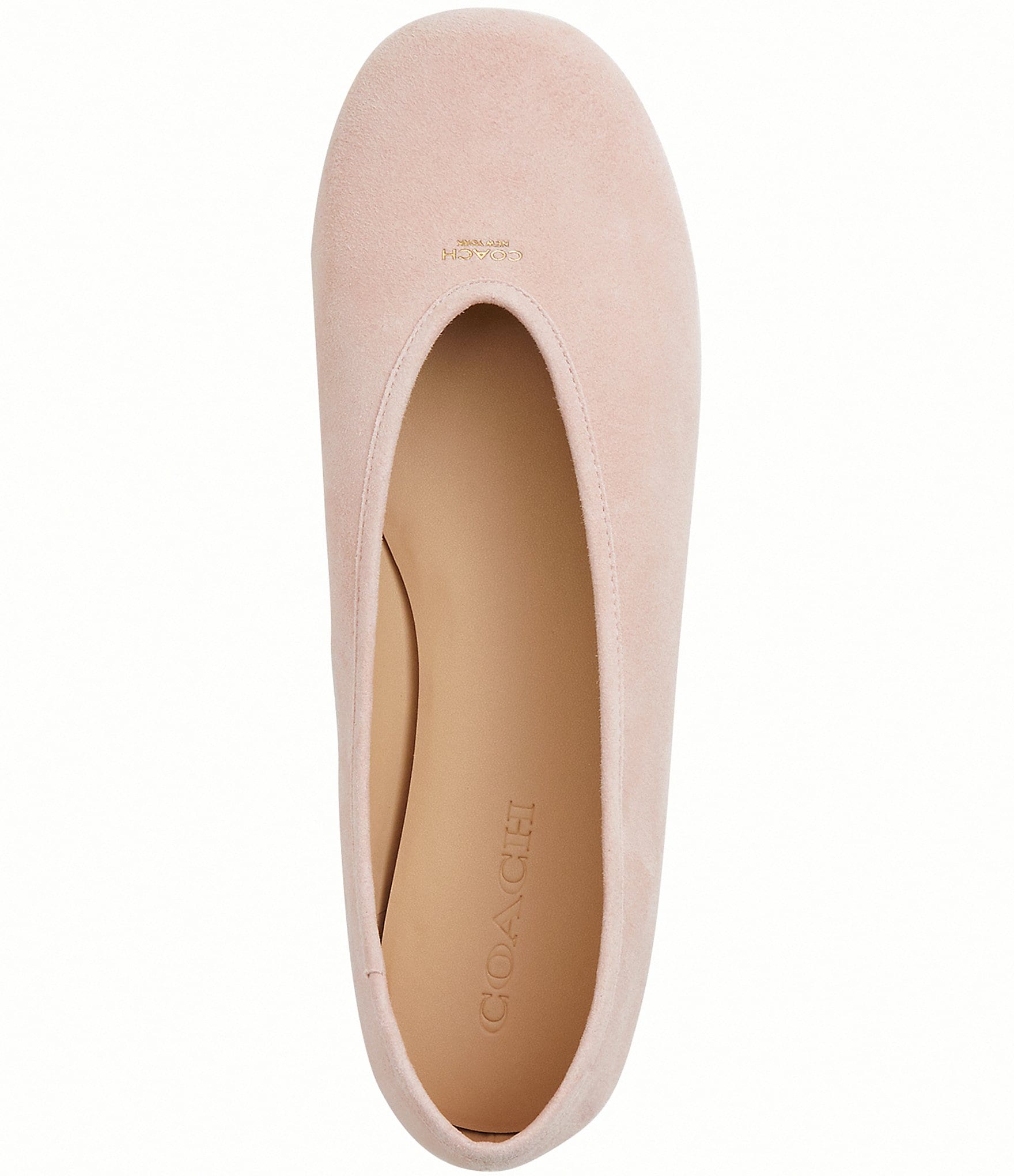 COACH Houston Suede Ballet Flats