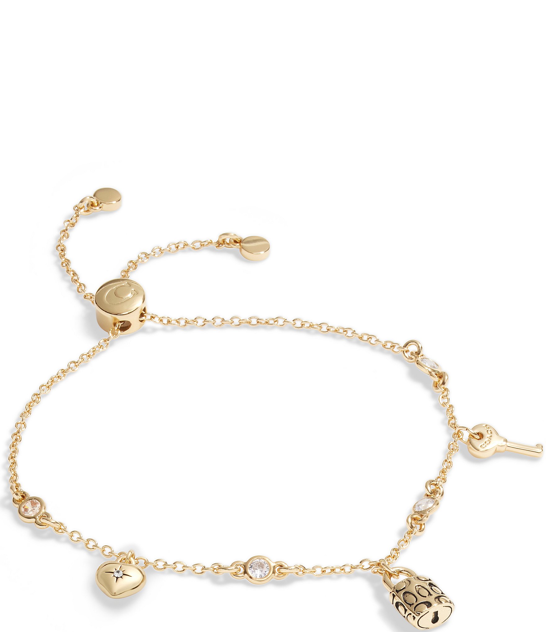 Coach on sale charm bracelet