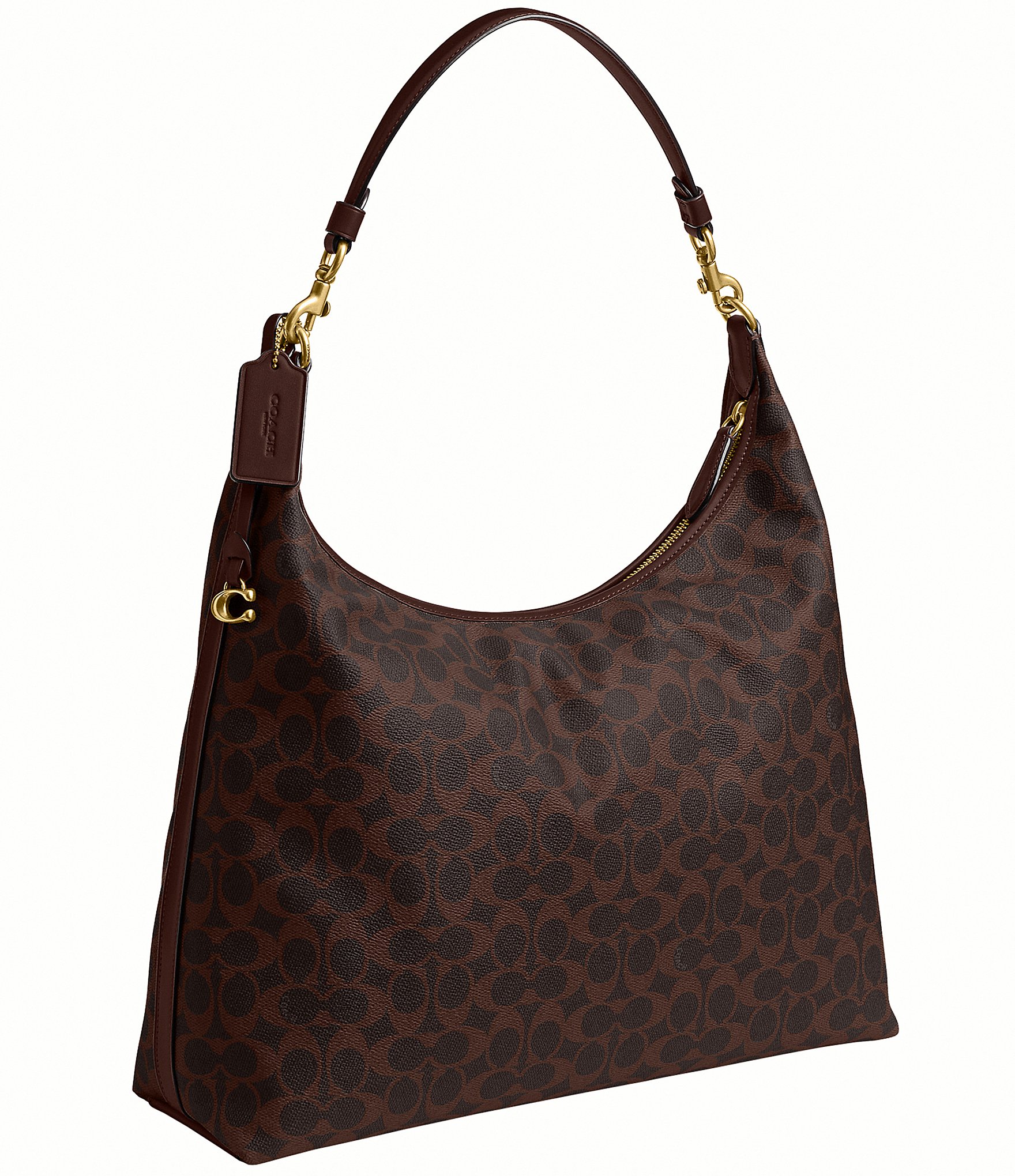 COACH Juliet 38 Signature C Coated Canvas Shoulder Bag