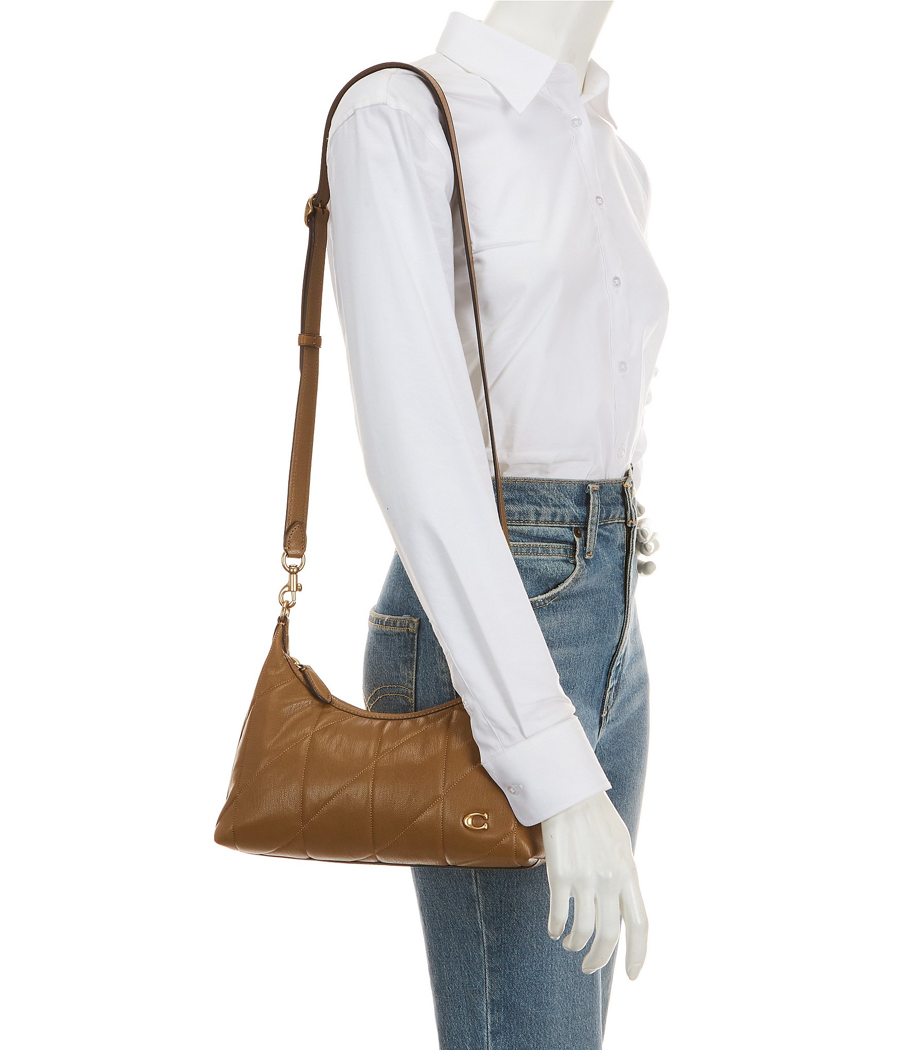 COACH Juliet Quilted Shoulder Bag 25