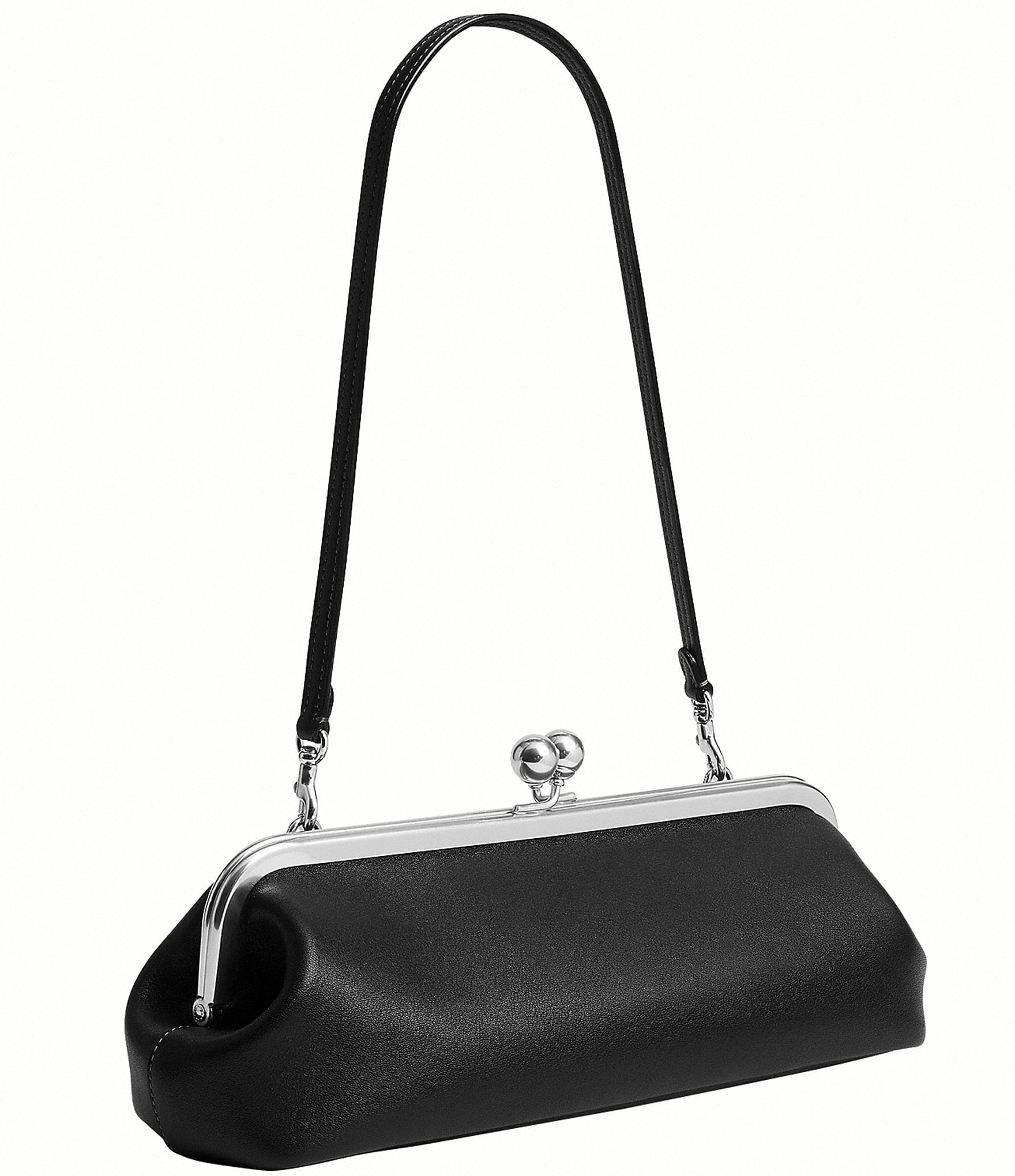 COACH Kisslock 30 East West Frame Shoulder Bag