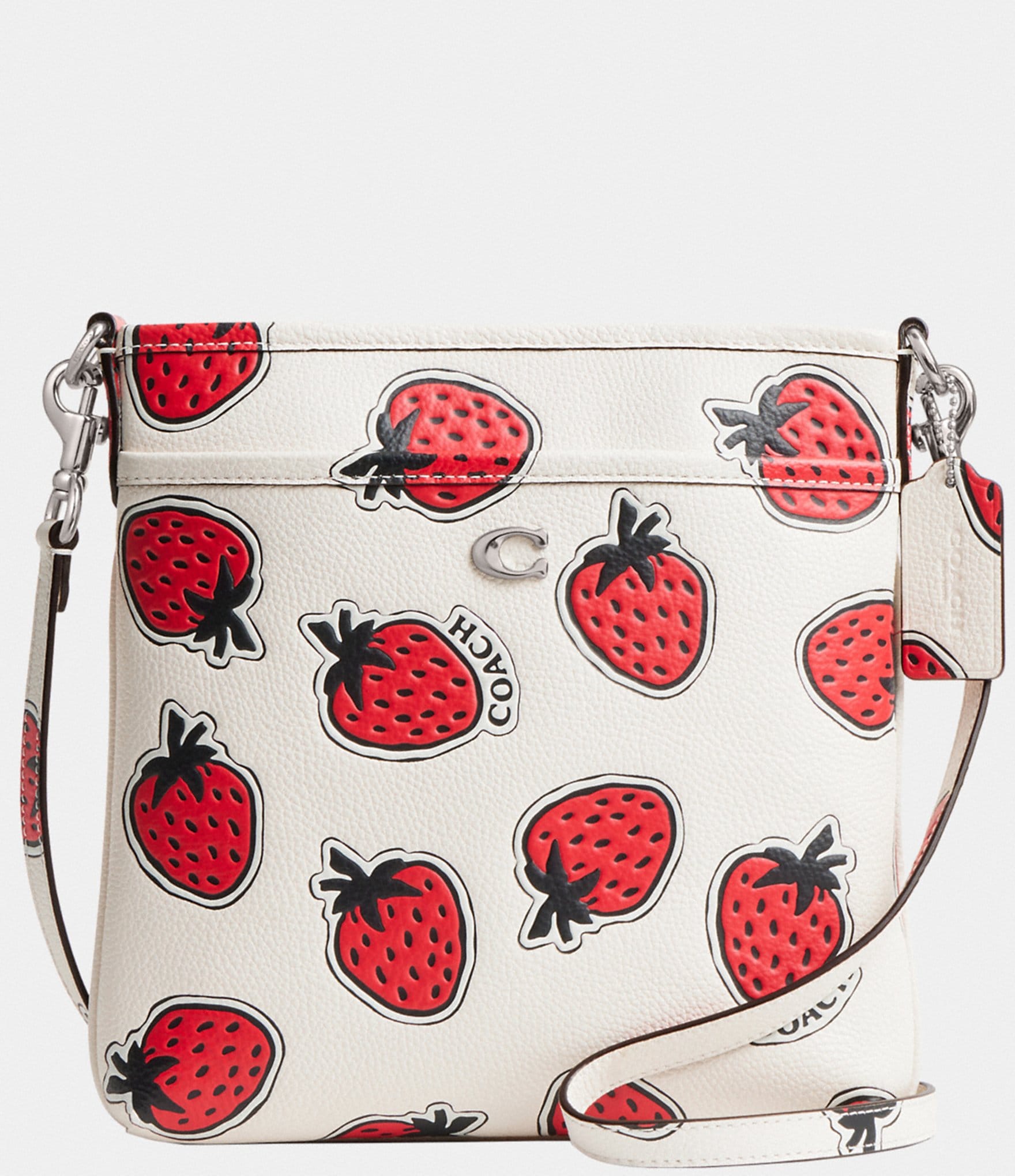 COACH Kitt Strawberry Messenger Crossbody Bag Dillard s