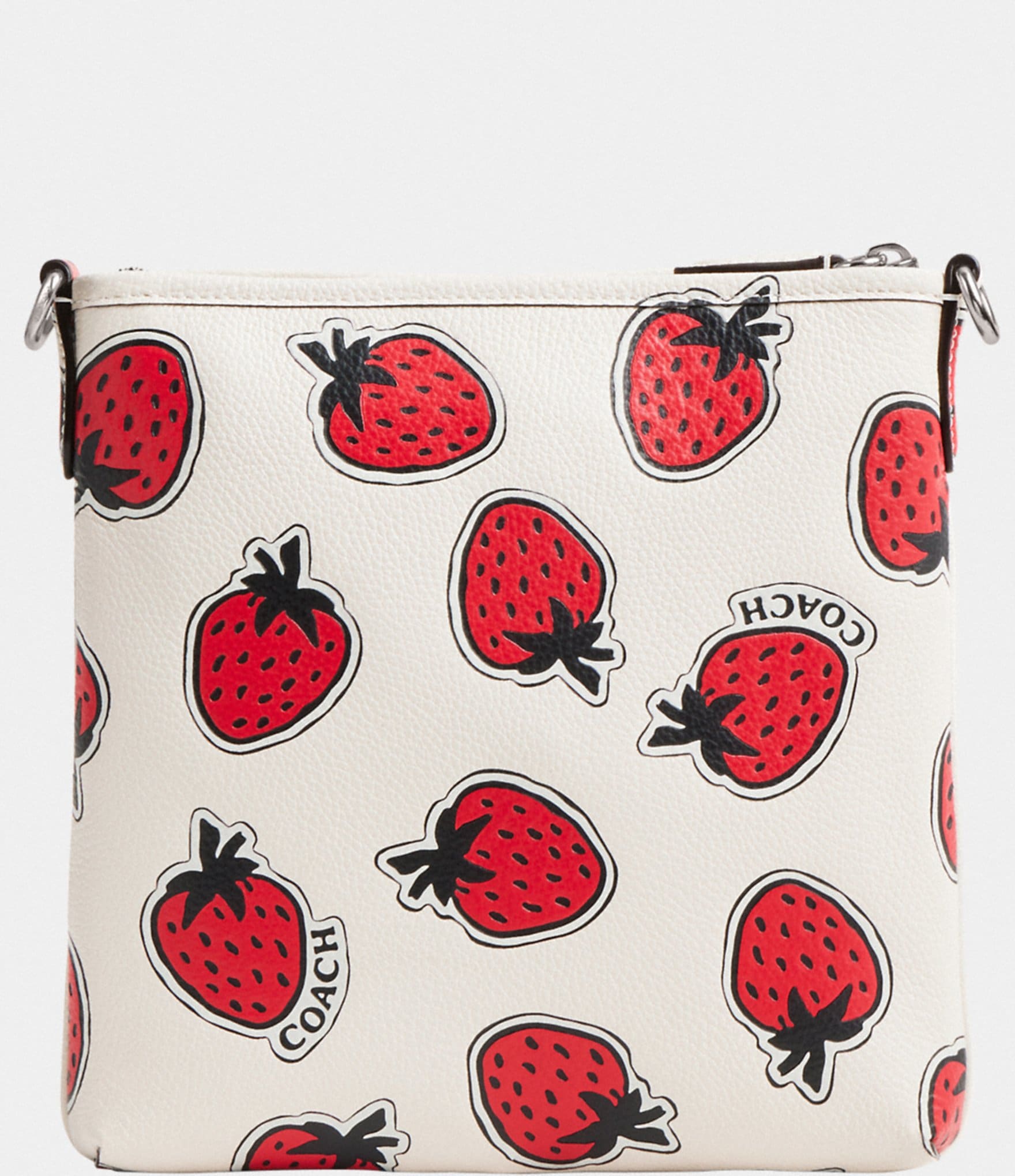 COACH Kitt Strawberry Messenger Crossbody Bag