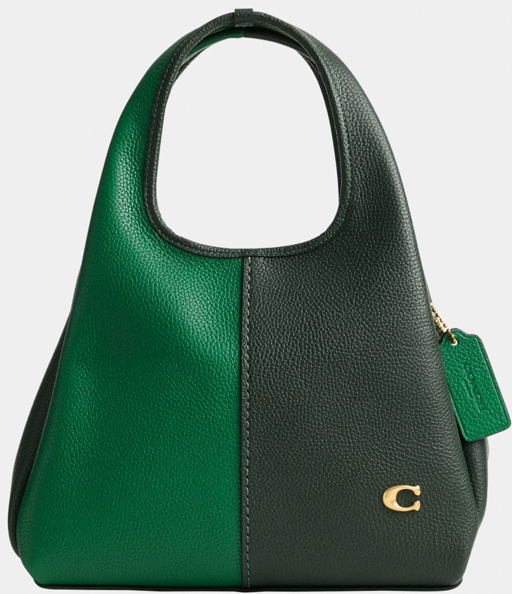 COACH Nomad Leather Shoulder Bag in Green