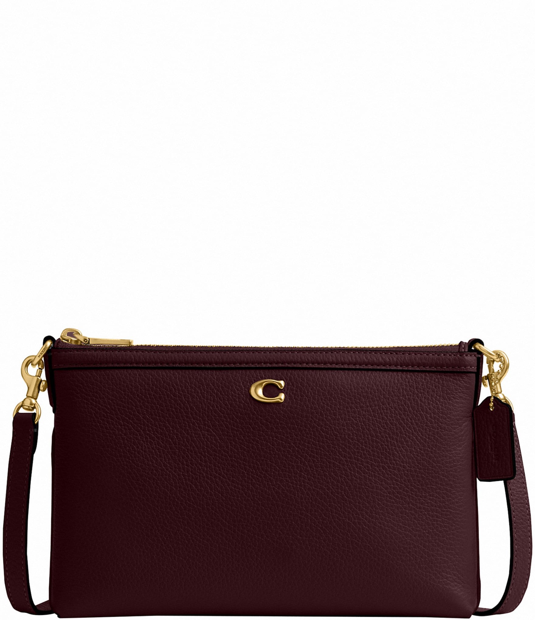 Charming Red Seahorse Women's Crossbody Bag - Zipper Pockets, Detachable Strap, 6.8" Phone Fit - View #6